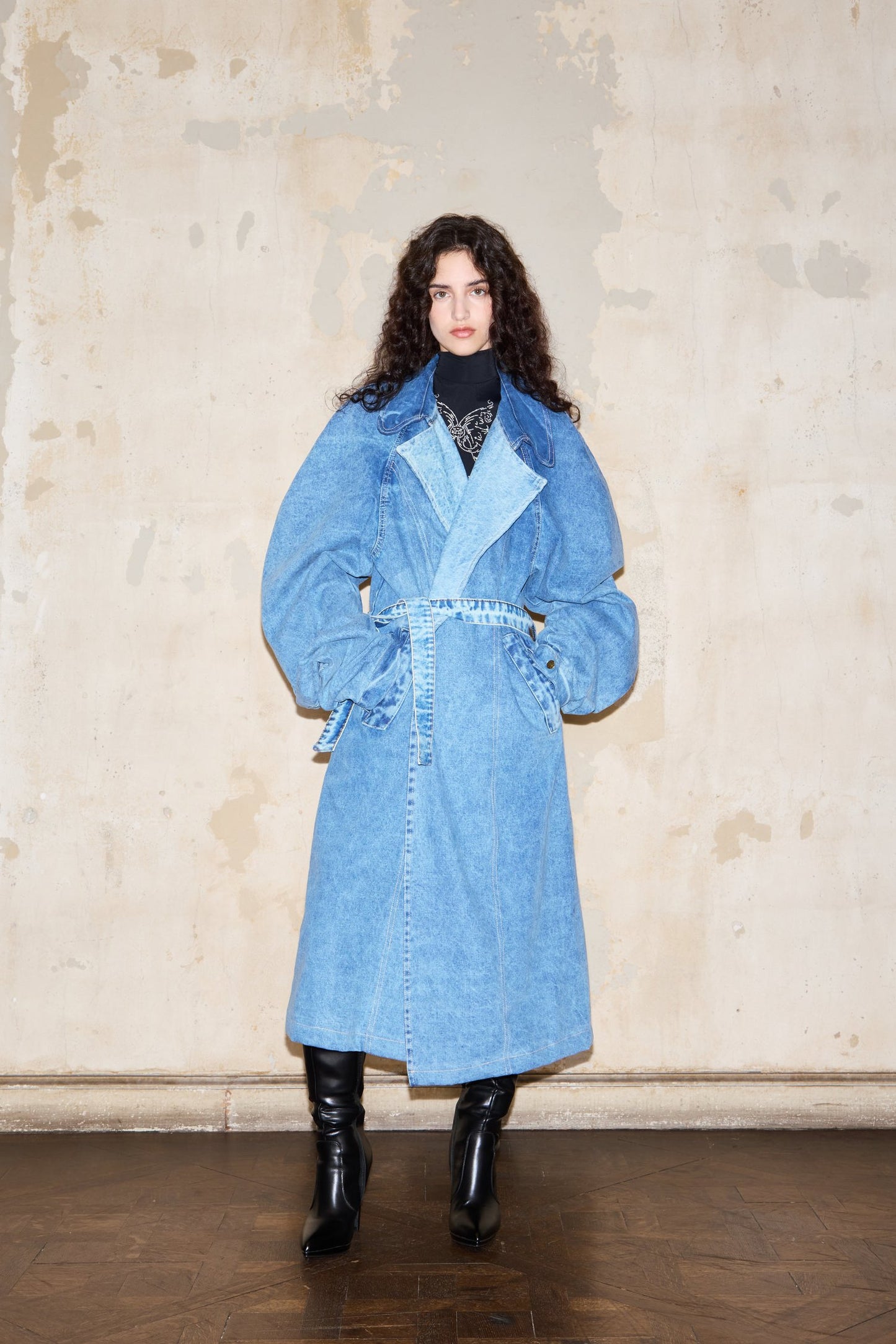 TRENCH TEMPLE DENIM