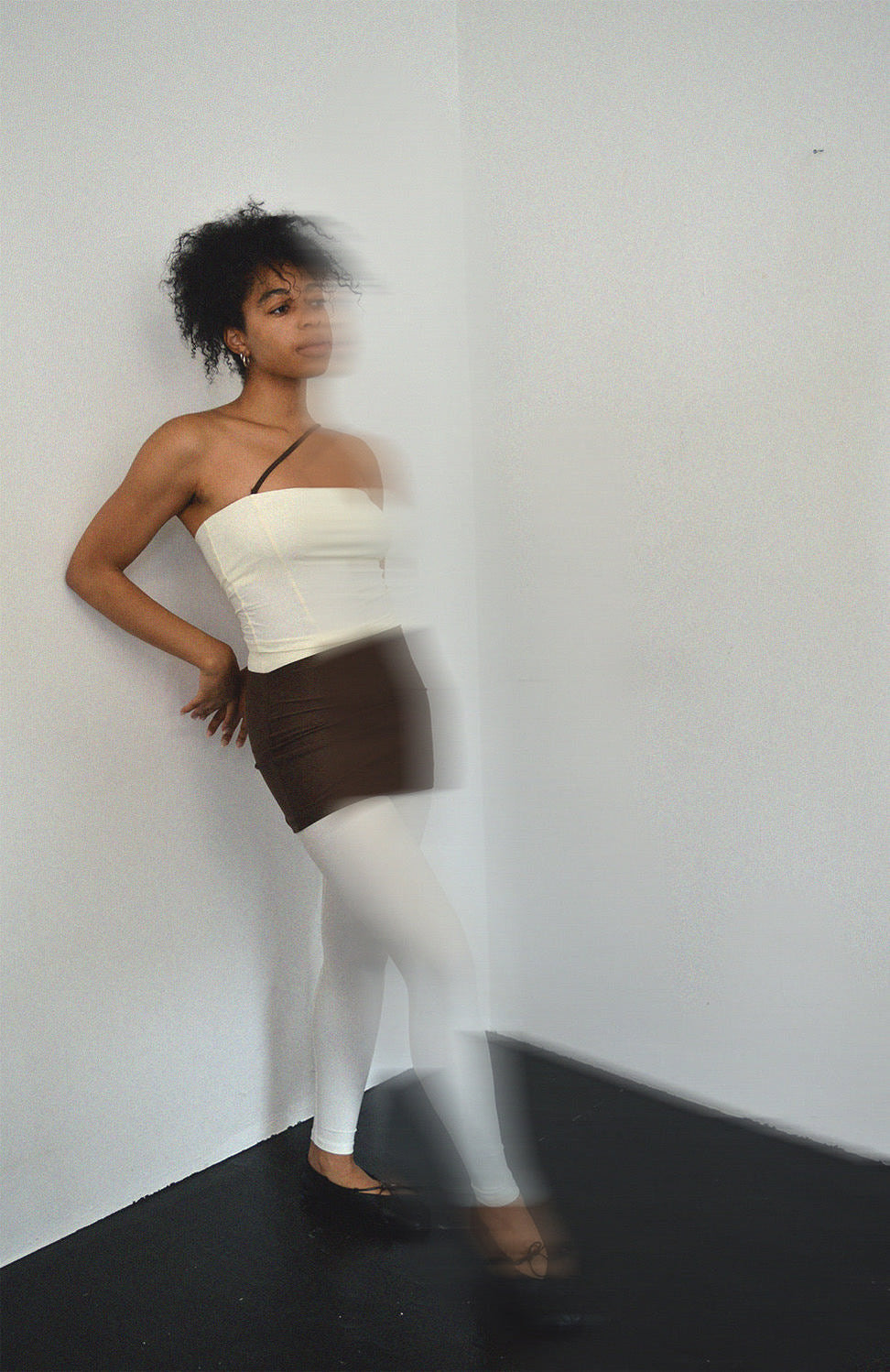HA 014 - MICRO MINI SKIRT - ARABICA