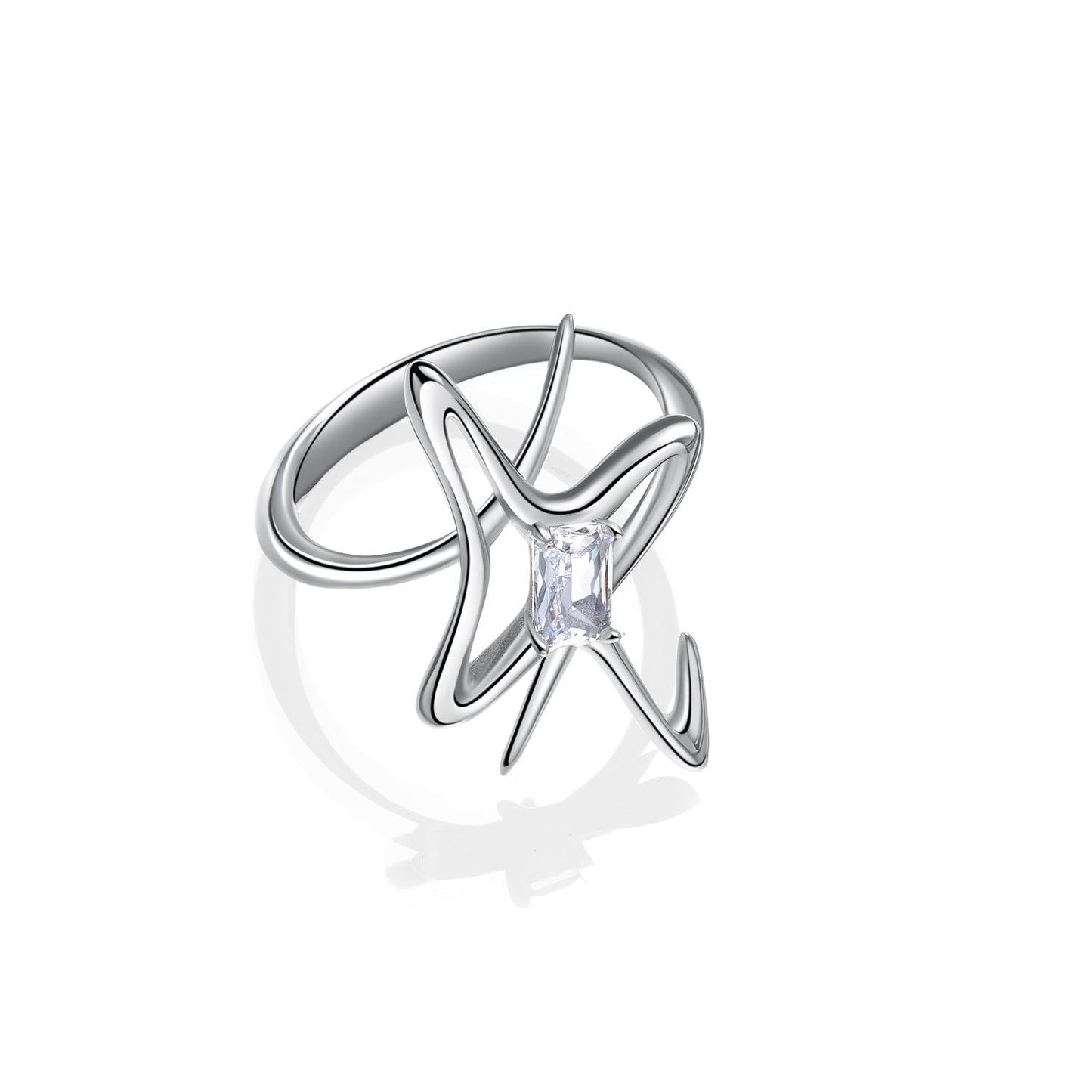 Star| Natural Clear Quartz Ring