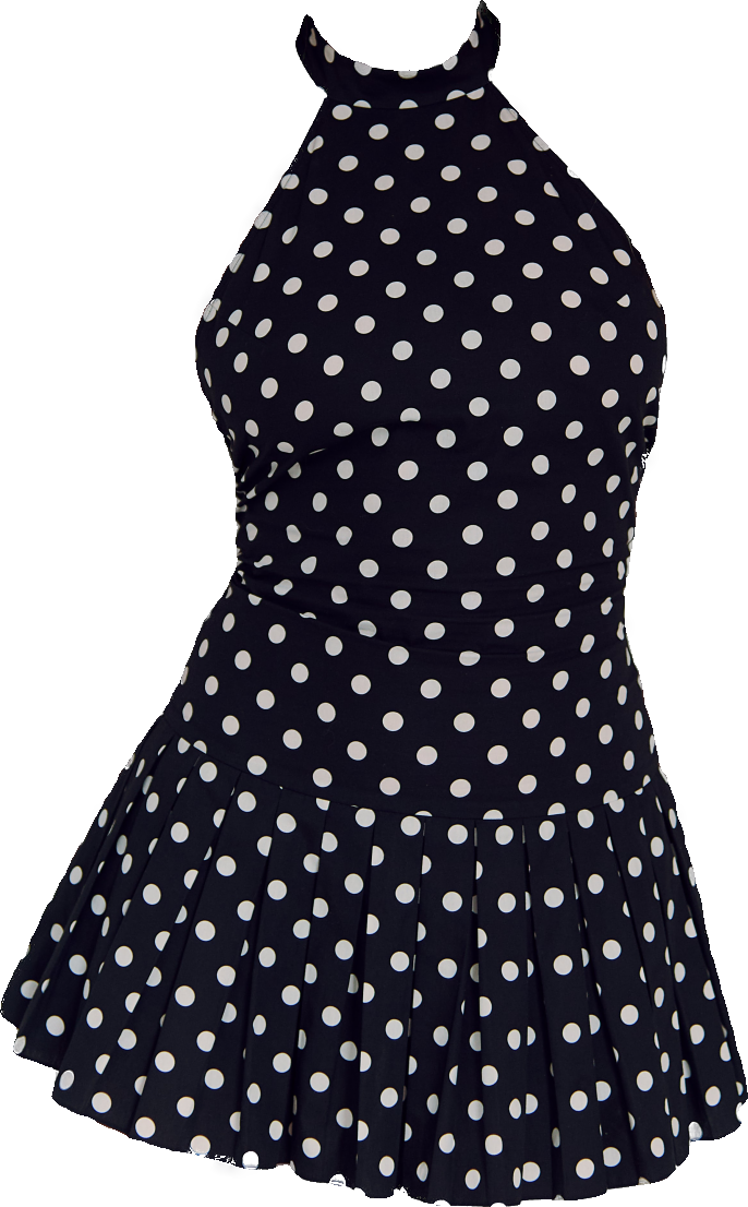 The Parkside Dress in Polka Dot