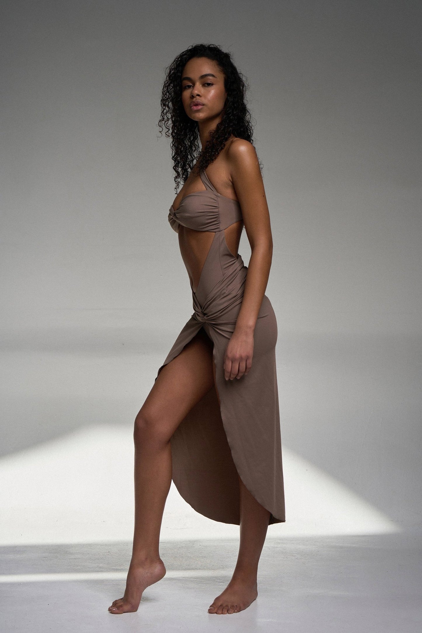 The Gaia Sarong Skirt / Mocha