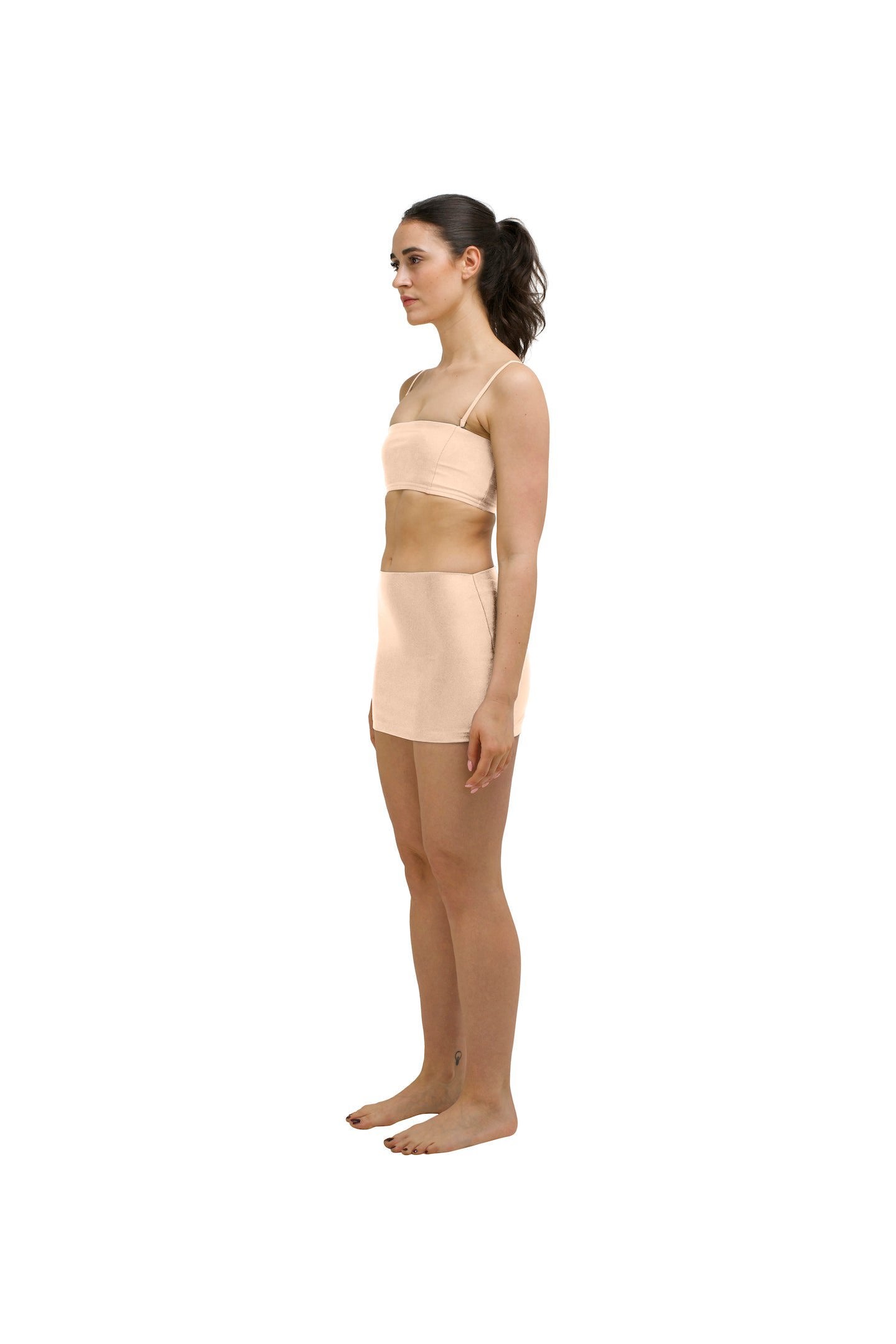HA 014 - MICRO MINI SKIRT - CAMEL