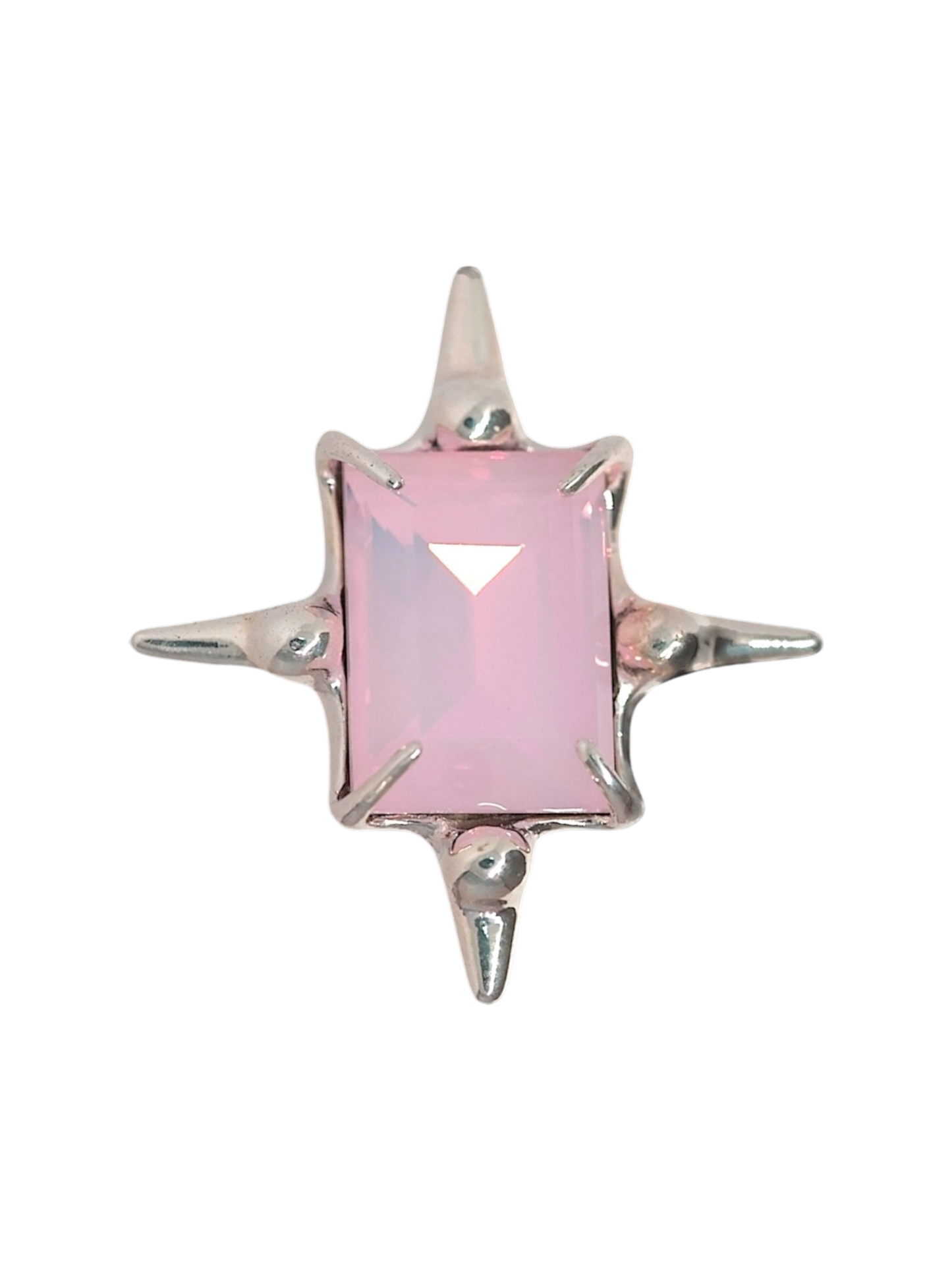Milky Pink Astroid Ring S925