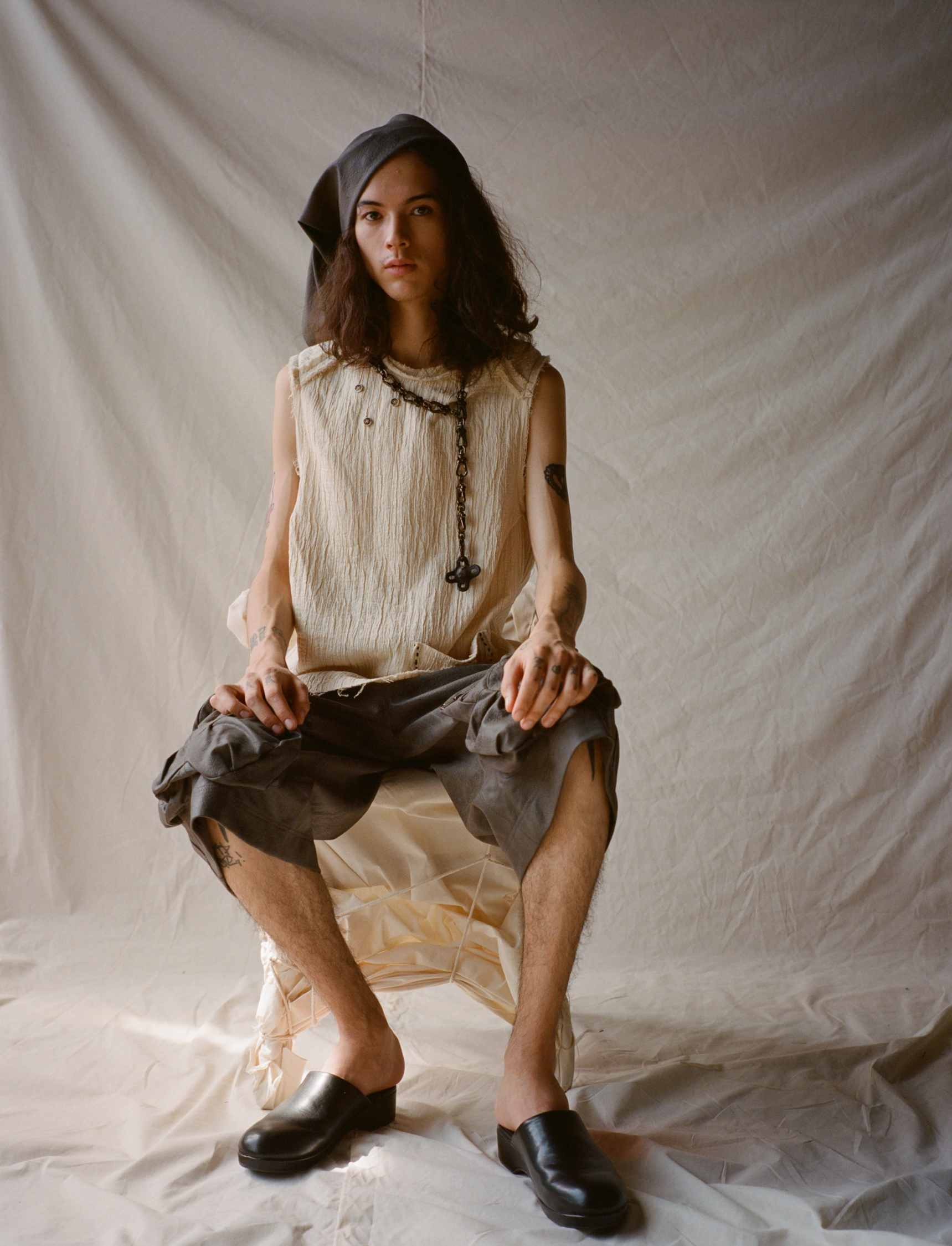 LANDSCAPE FLOWER POCKET TANK TOP