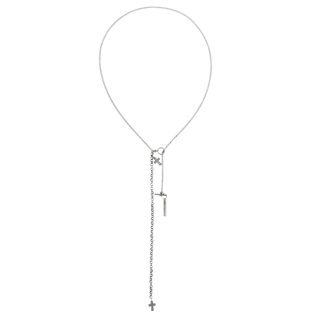 Lariat Cross Necklace