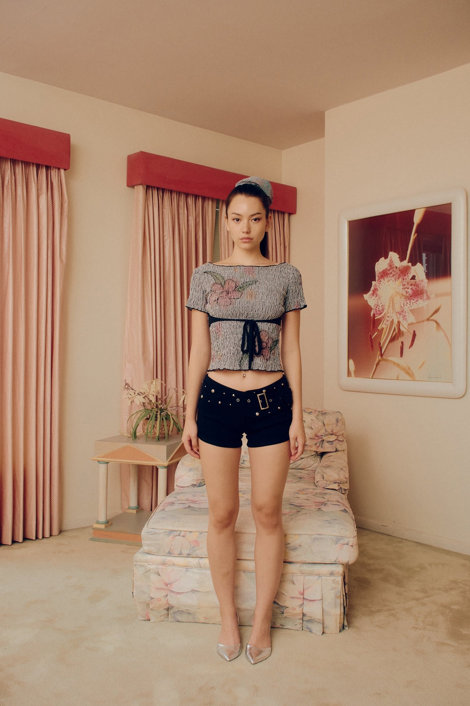 Dani Belt Shorts - Black