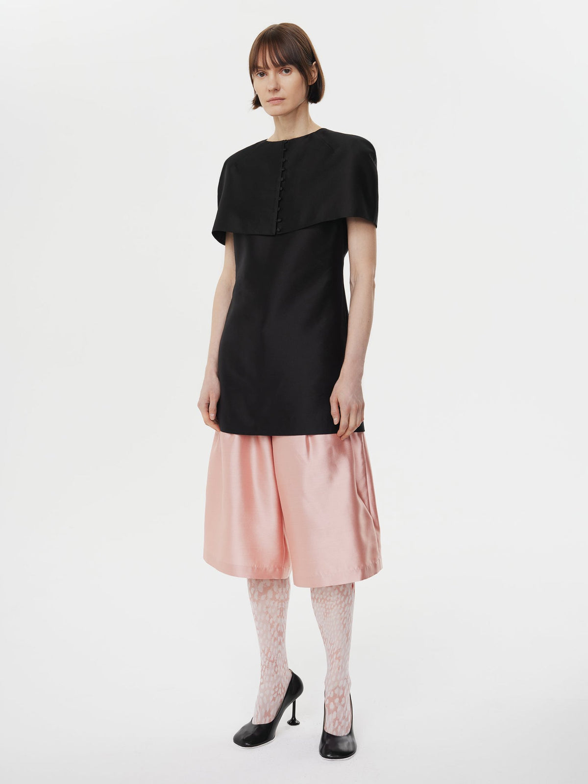 Shell Cape in Black