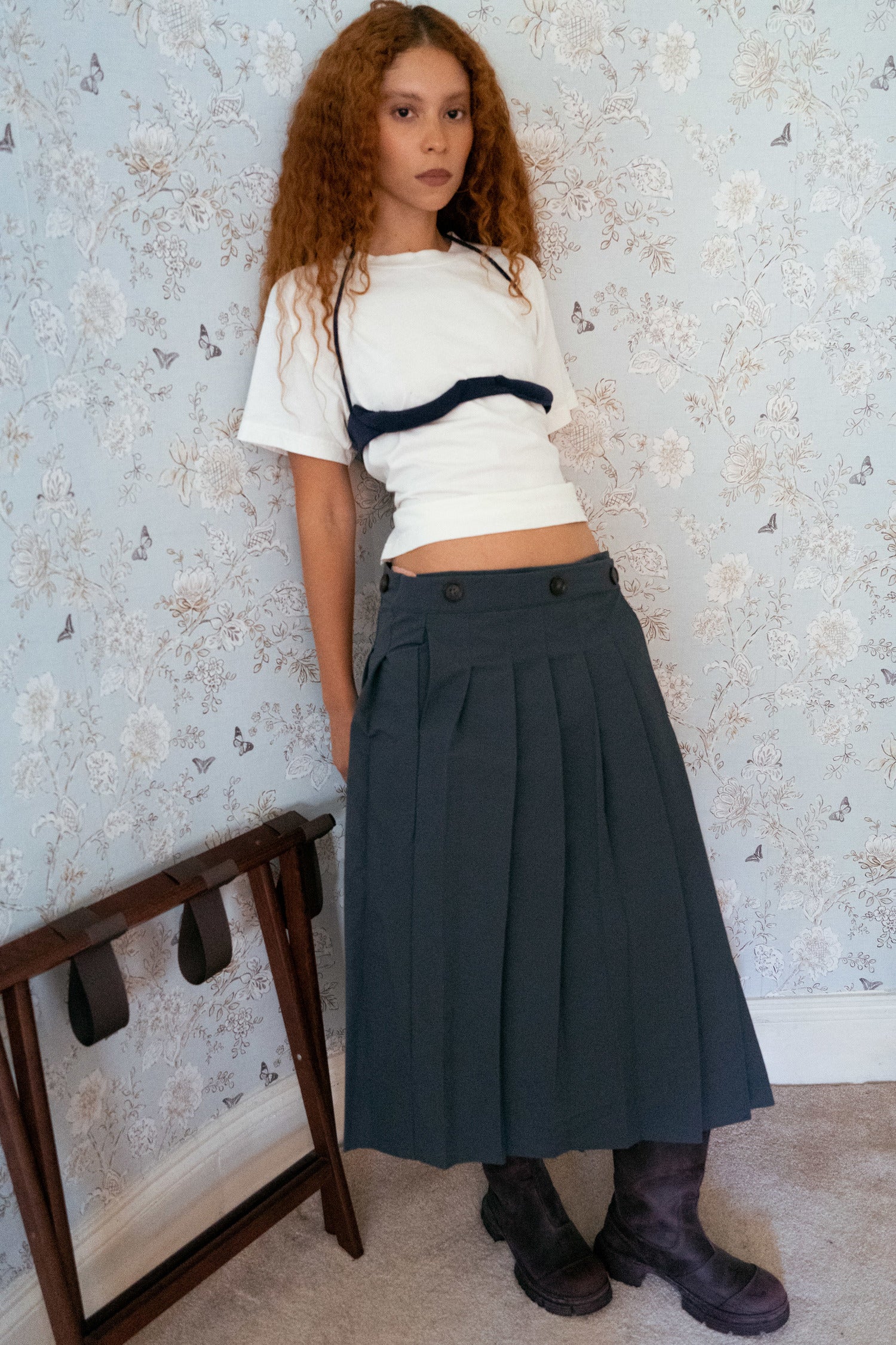 RAIN SKIRT | STORM (DARK BLUE)