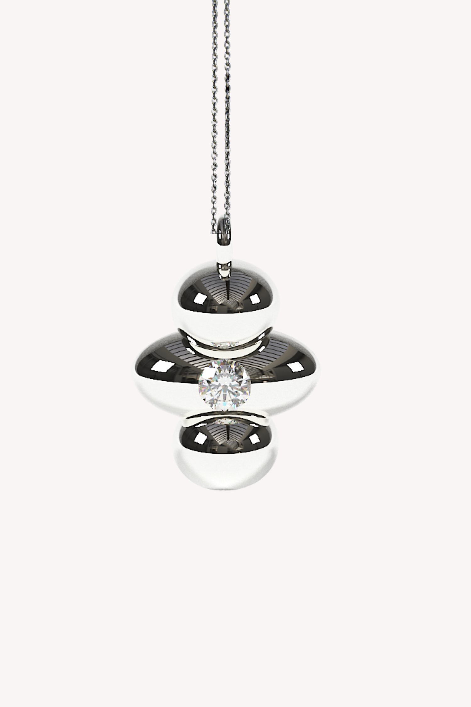 Diamond Totem Necklace