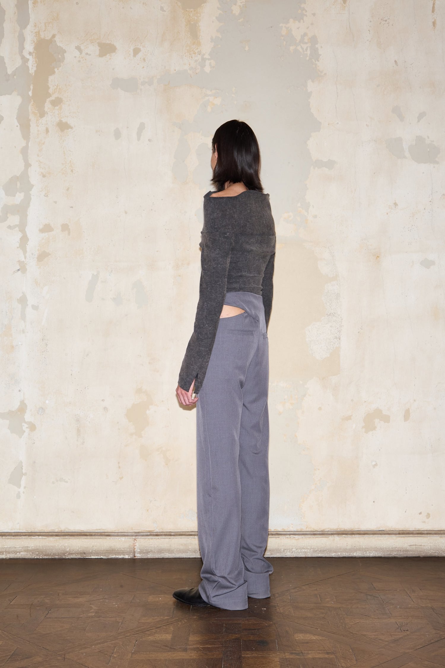 TRIUNVIRATO TOP DENIM BLACK