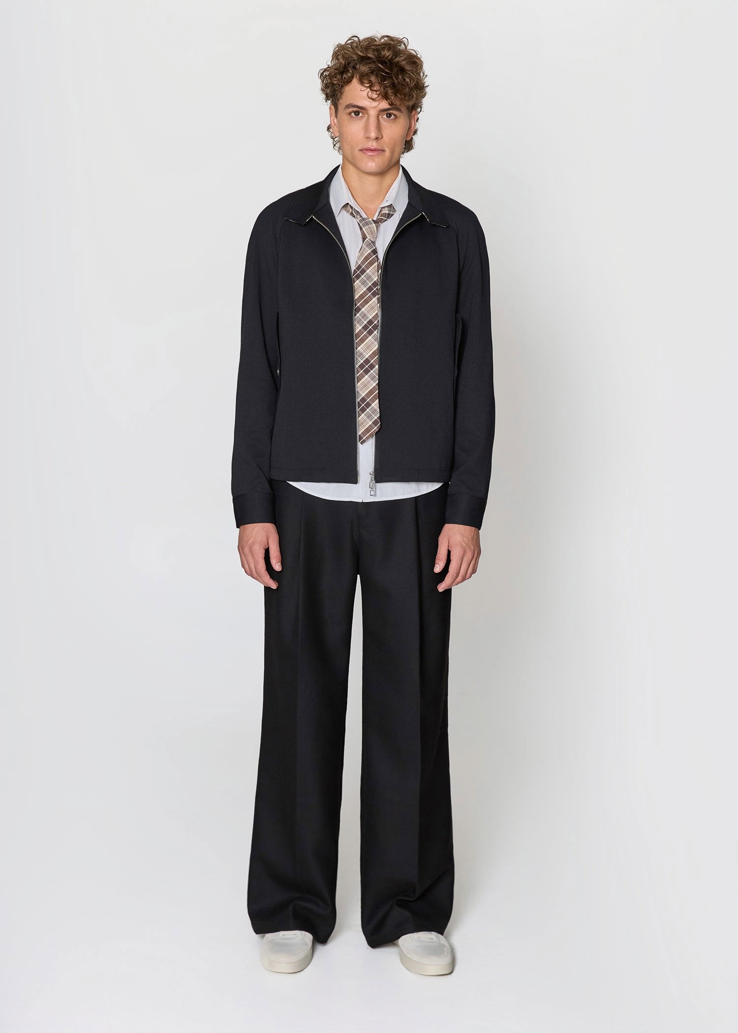 Black Sport Harrington Jacket