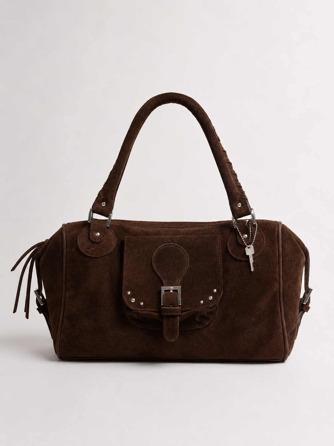 The Utility Bag Suede Brown