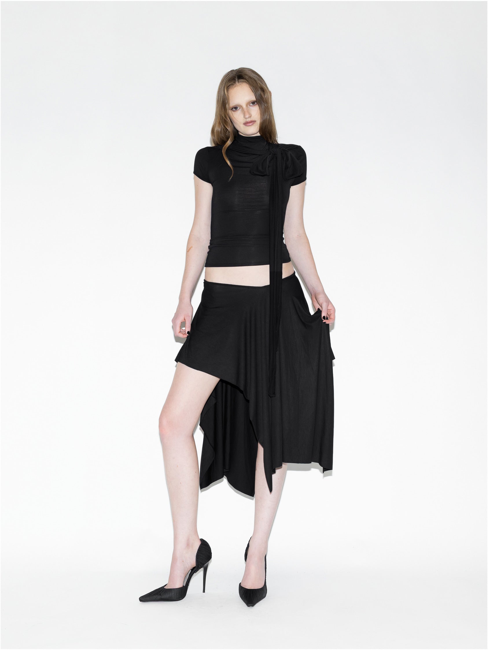 Cap Sleeve Top - Black