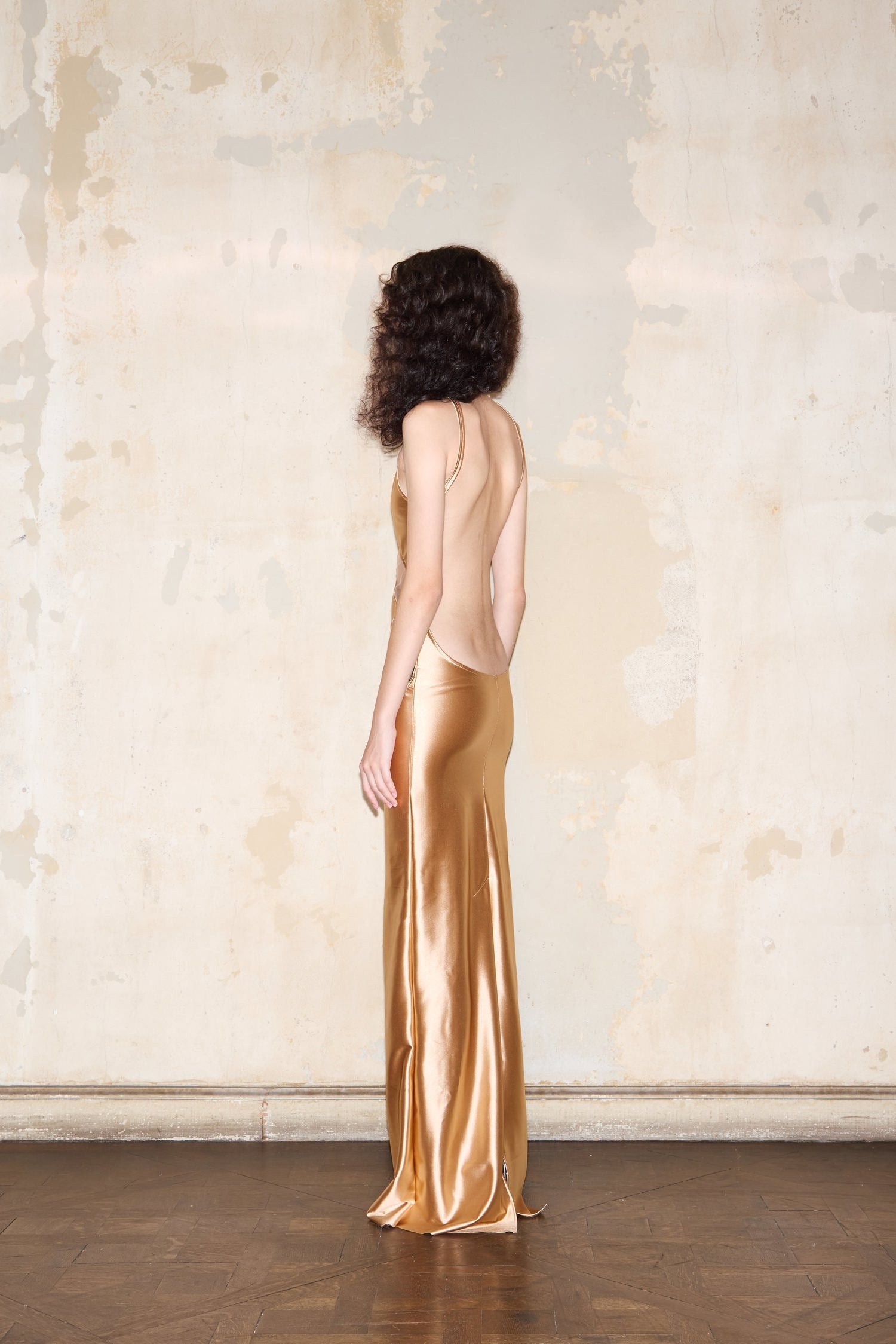 PEDRAZA DRESS GOLDEN