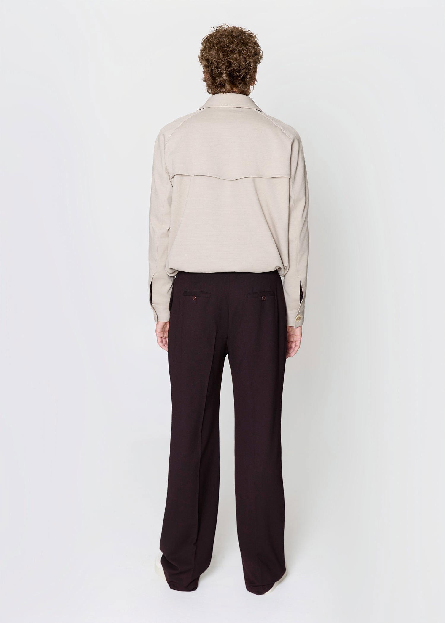 Beige Sport Harrington Jacket