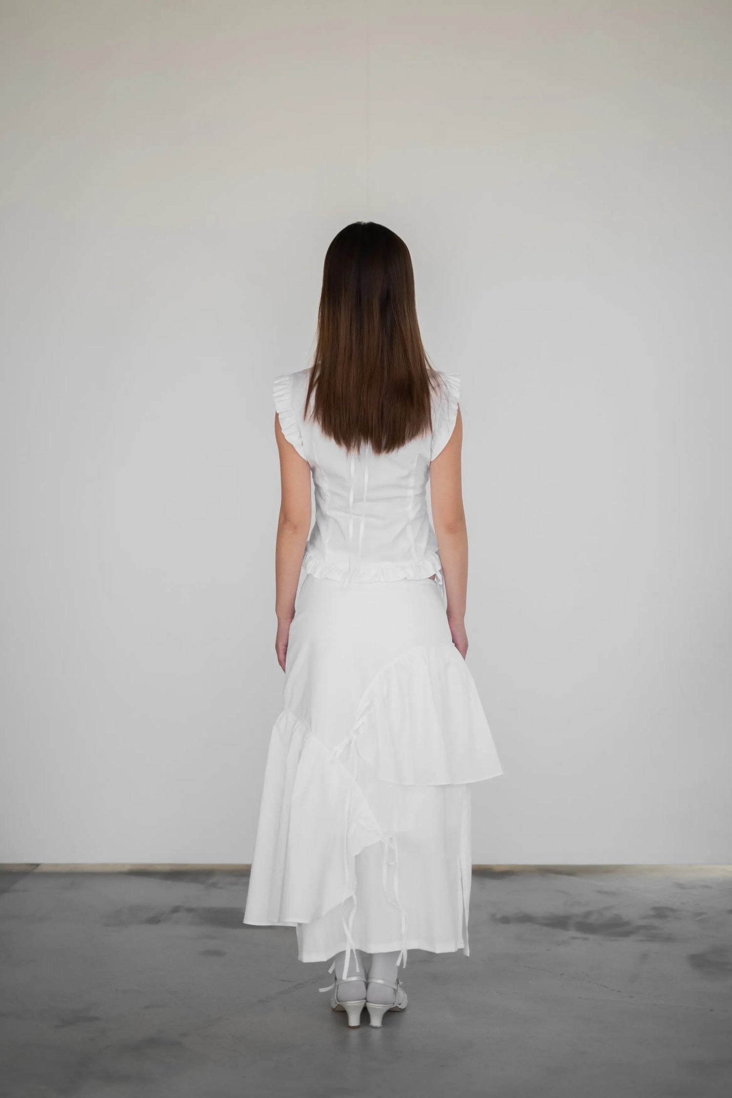 Lina Top White