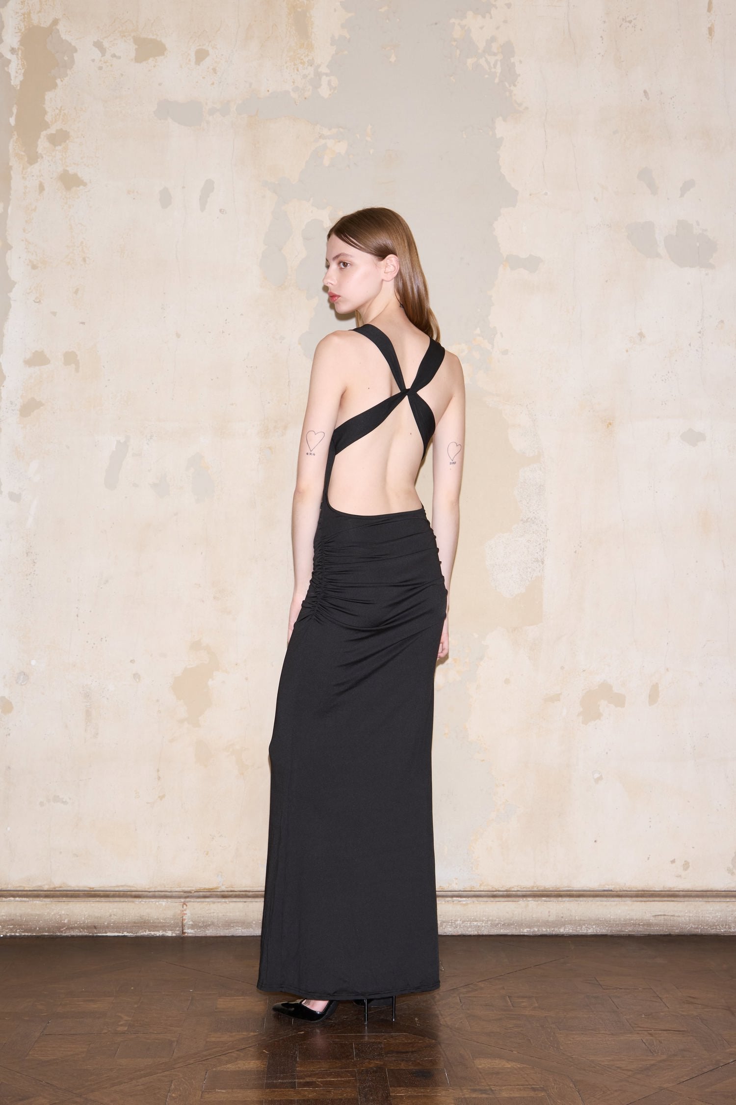 IBERA DRESS BLACK