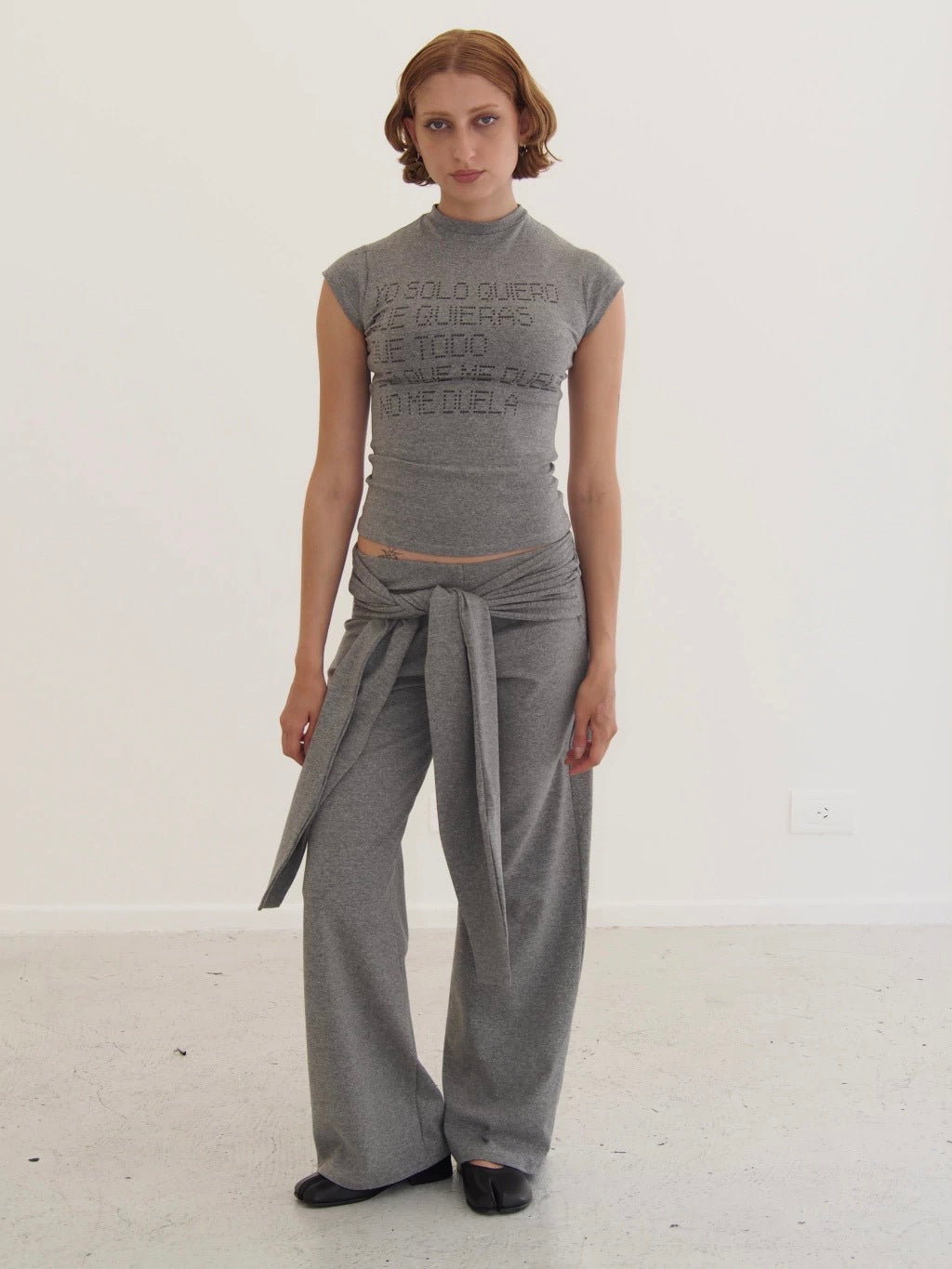 BABY TEE DOLOR - GREY