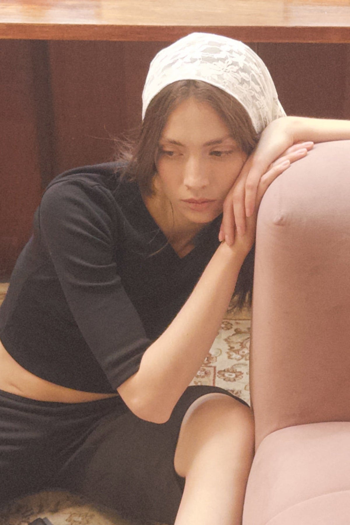 Aurora Soft Lace Headscarf