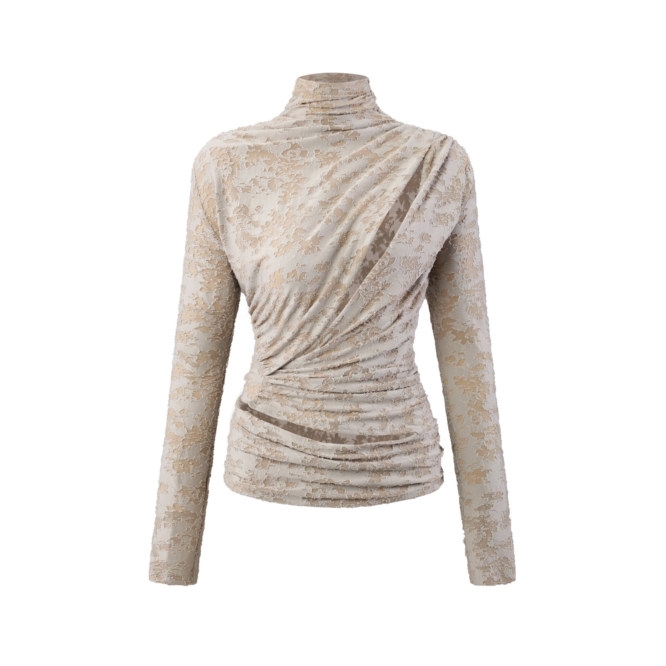 MOONLIGHT TOP IN FLORAL GREY