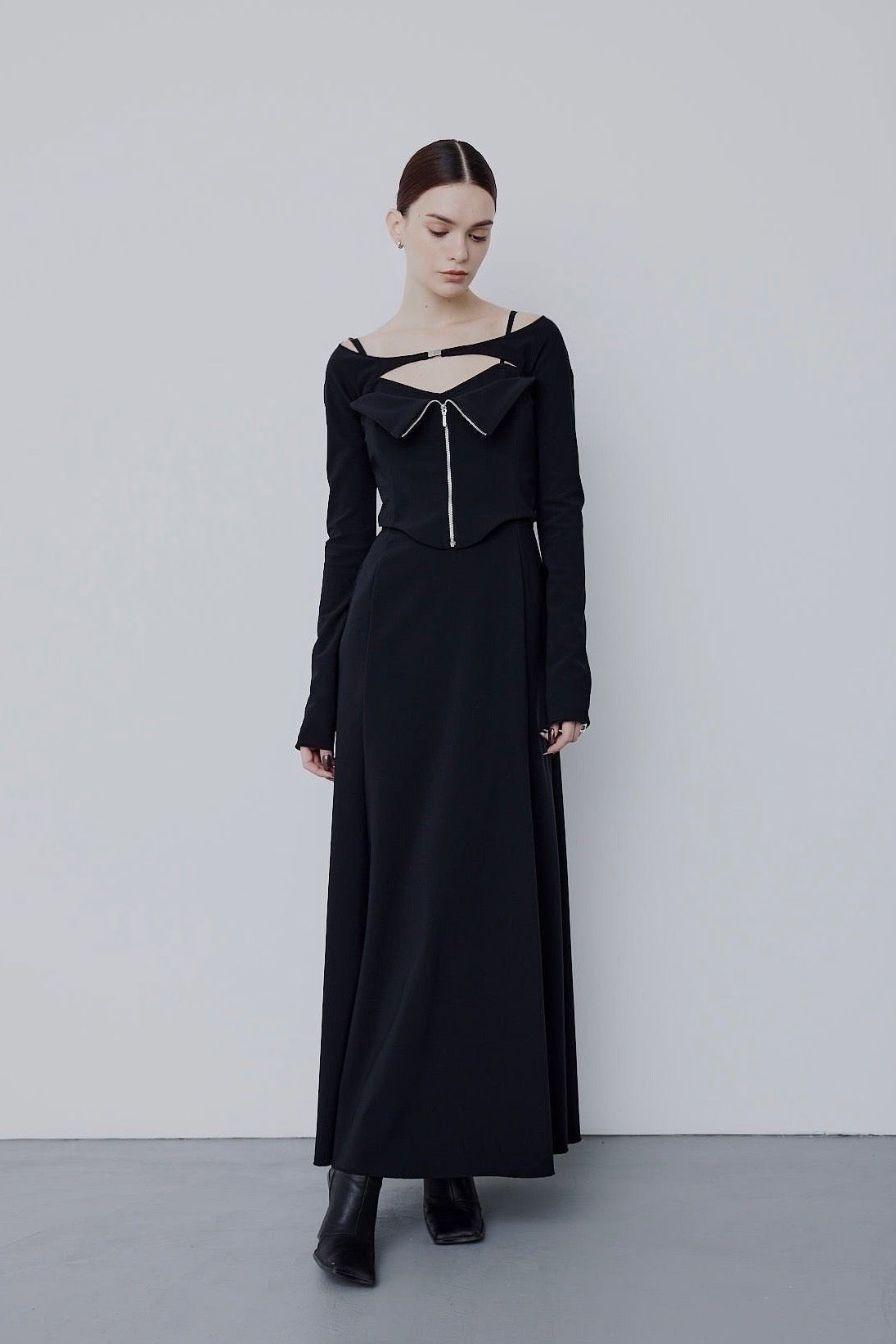 Front zip dress