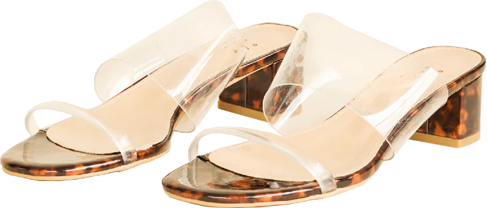 Desiree PVC Leopard Sandal