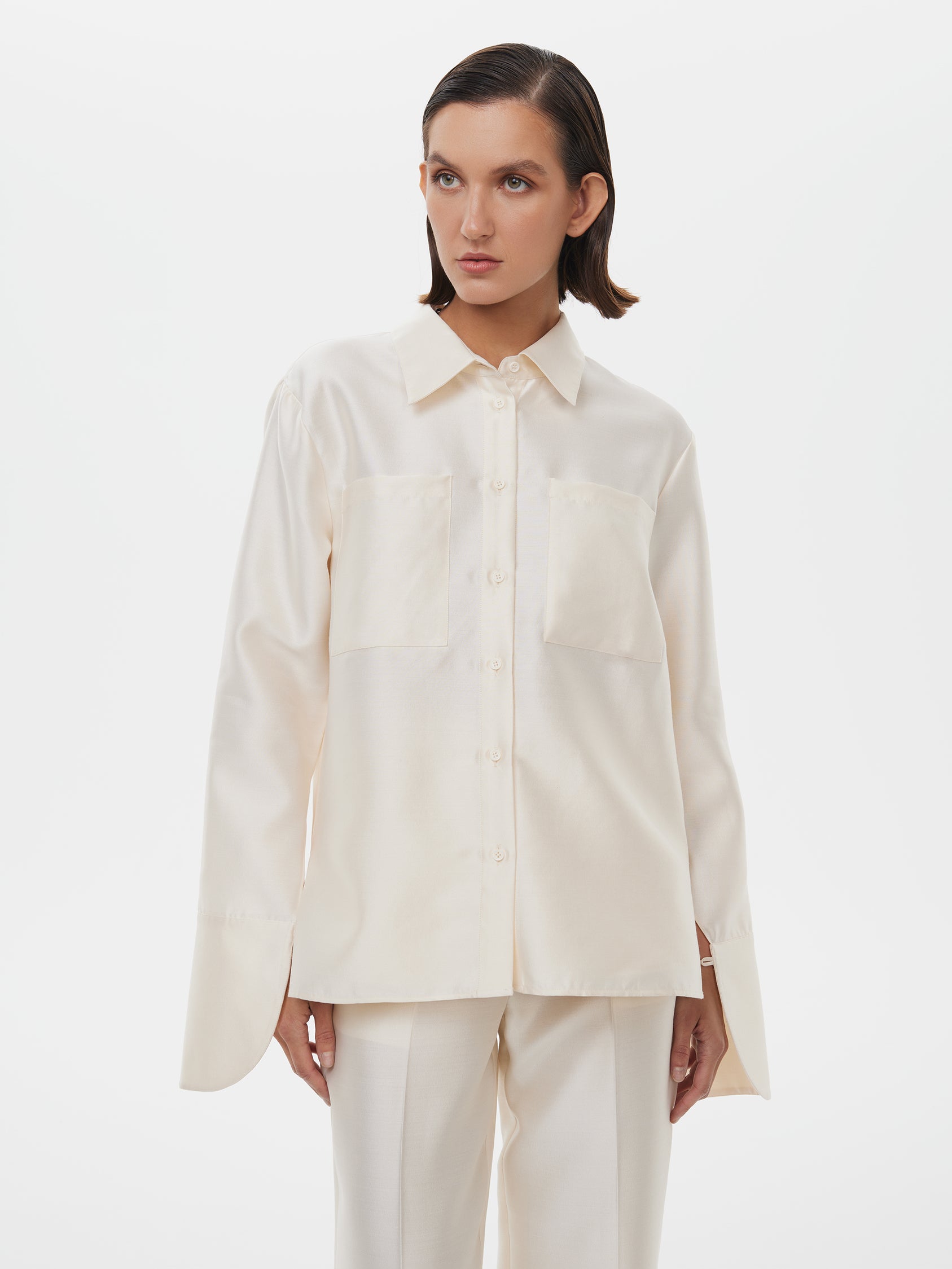 Calla Shirt in Starlight White