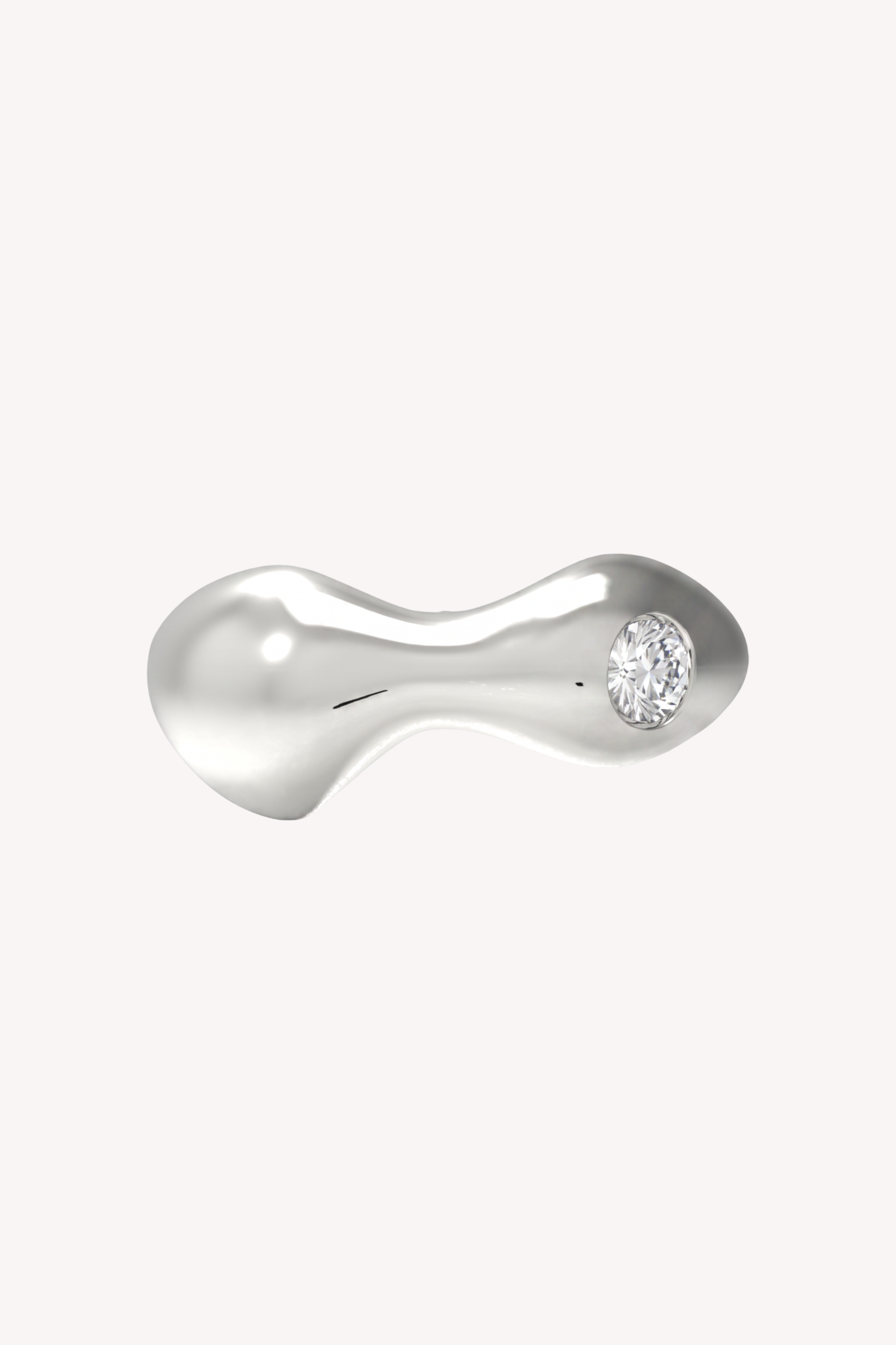 Silver Diamond 02 Ring