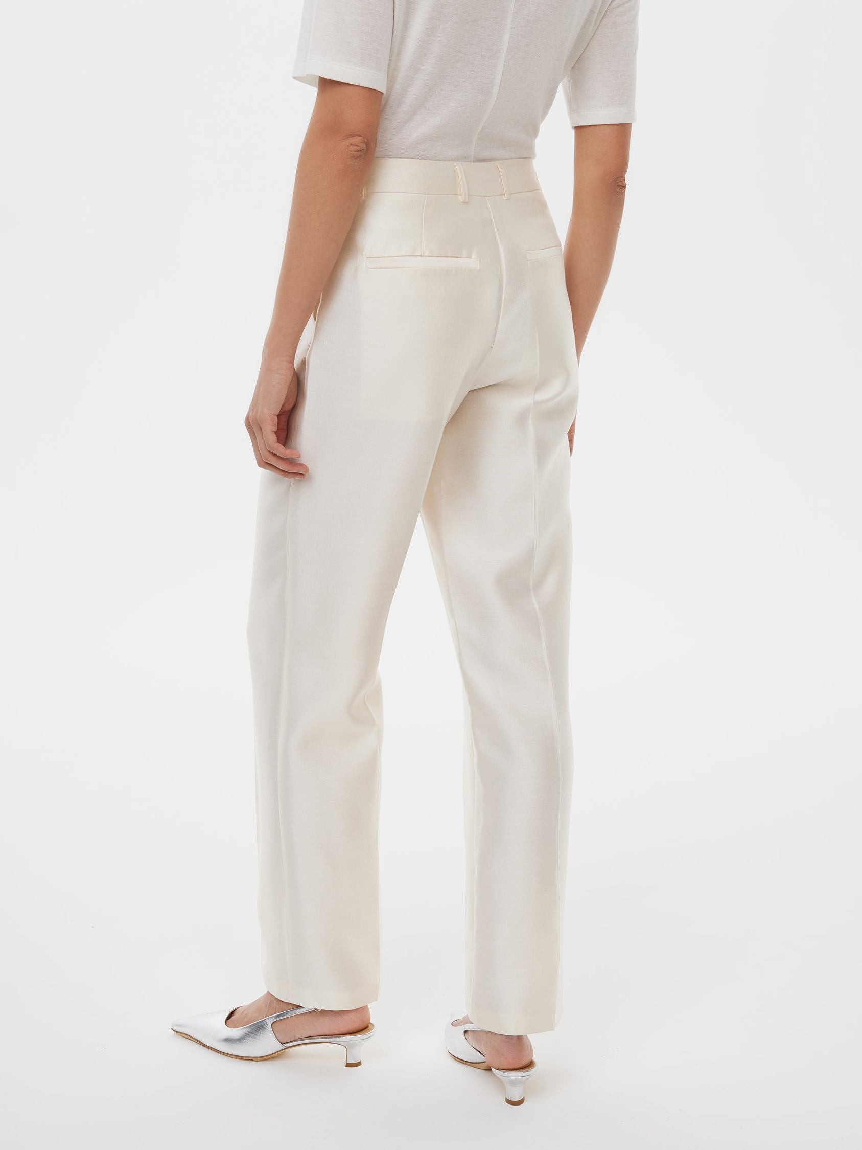 The Botanist’s Trousers in Starlight White