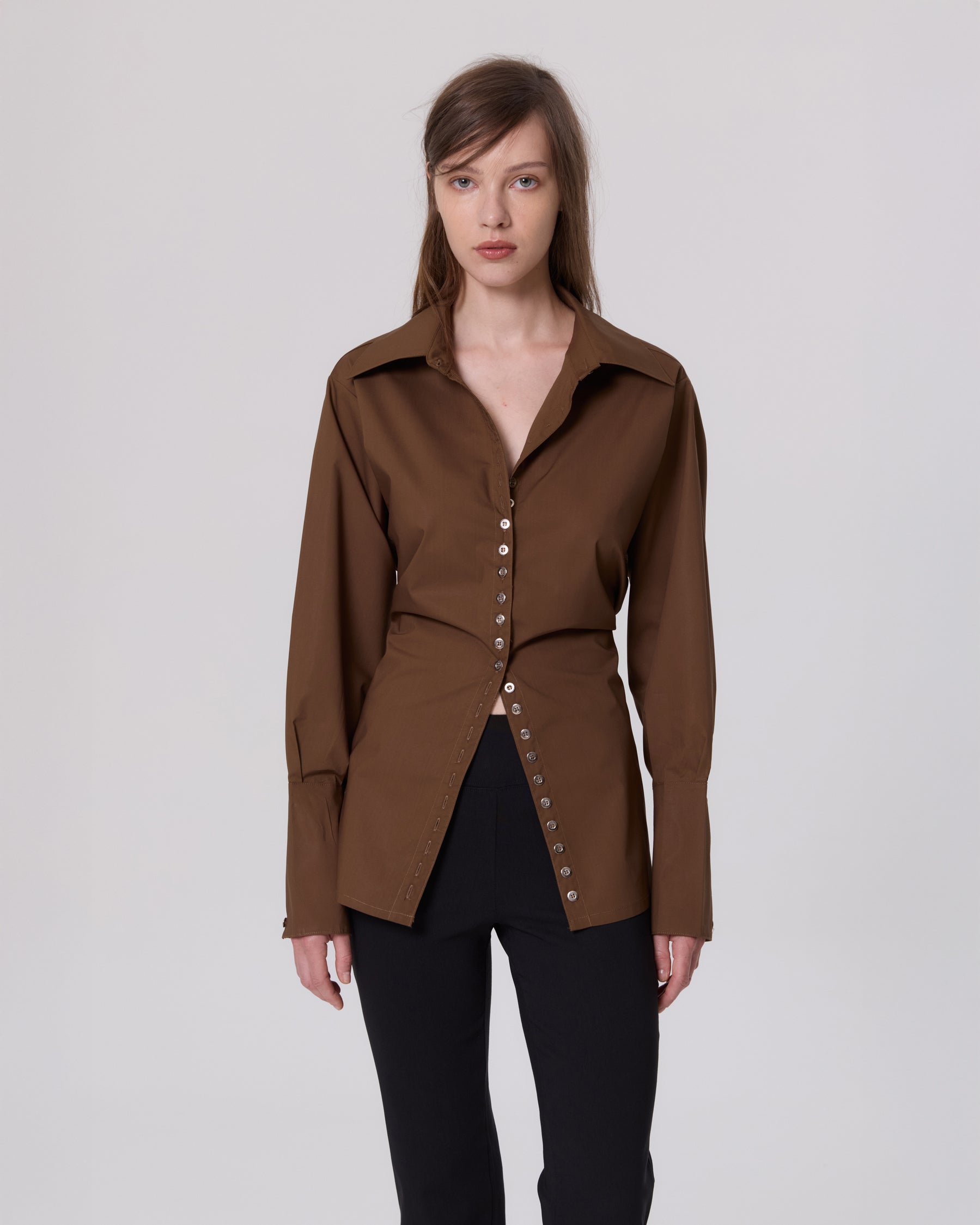 ANIVERSARIO brown shirt