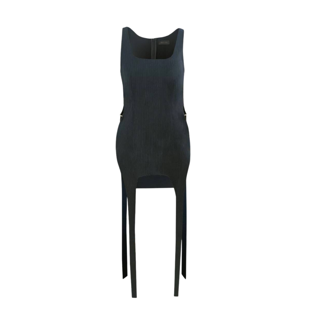 Silver Eyes Mini Dress