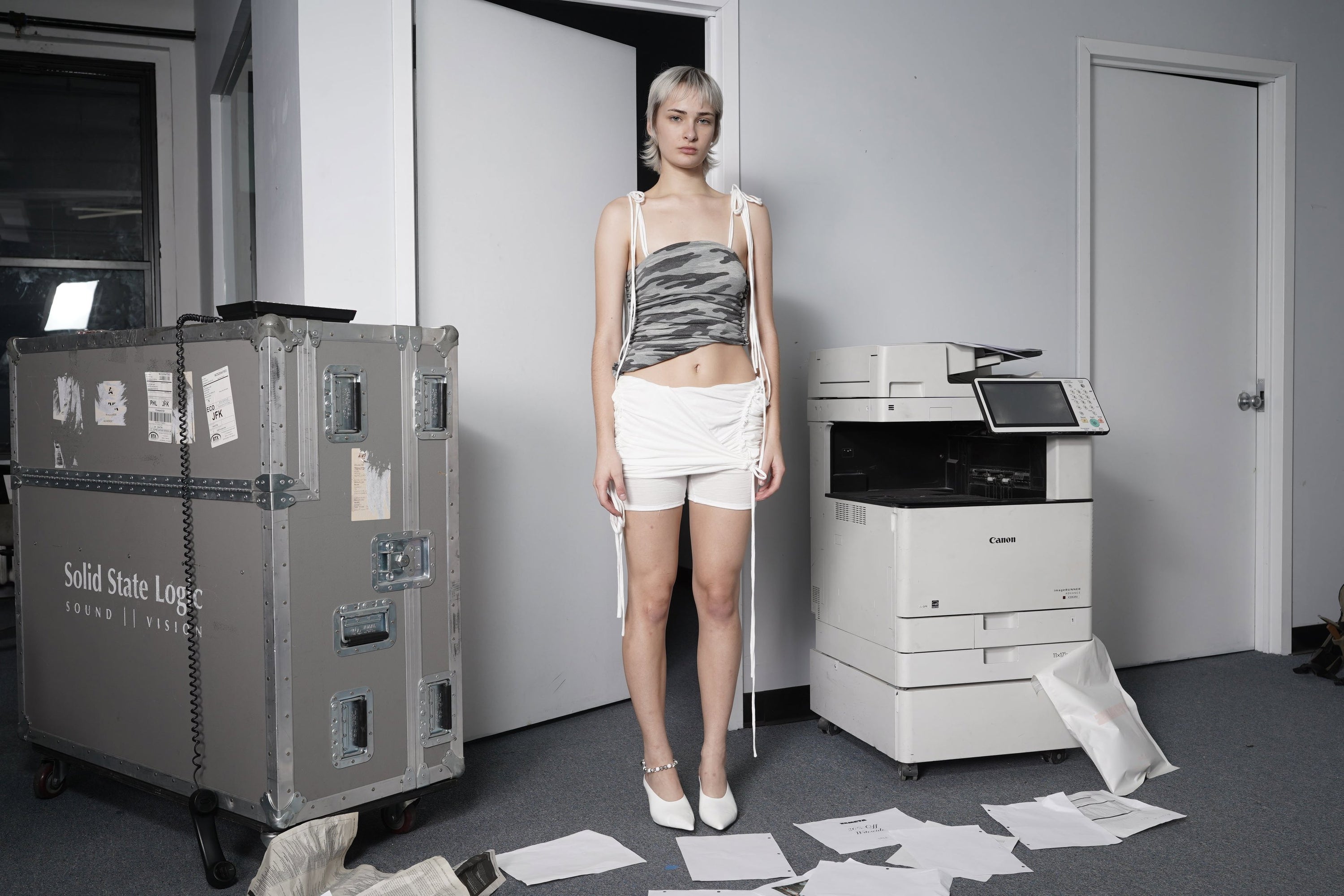 Circle Frame Skirt Pant