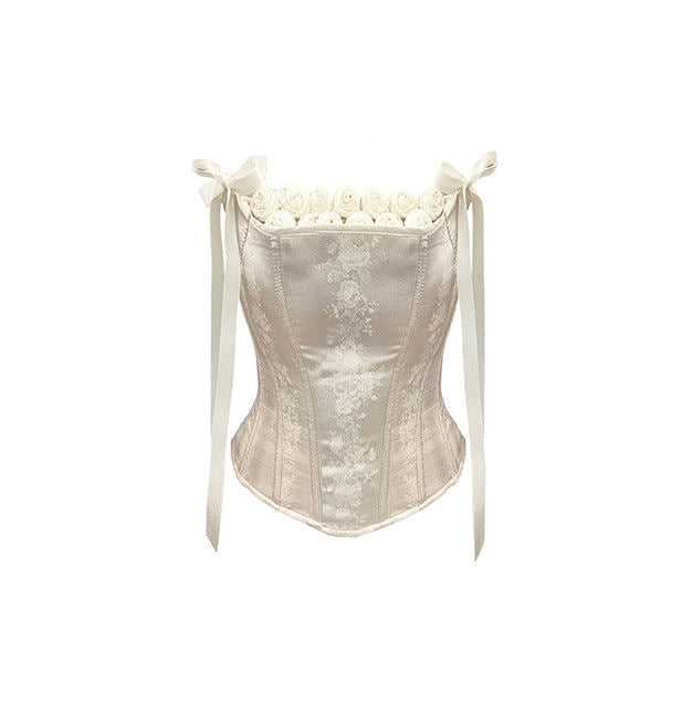 Satin Rose Corset -4th Restock