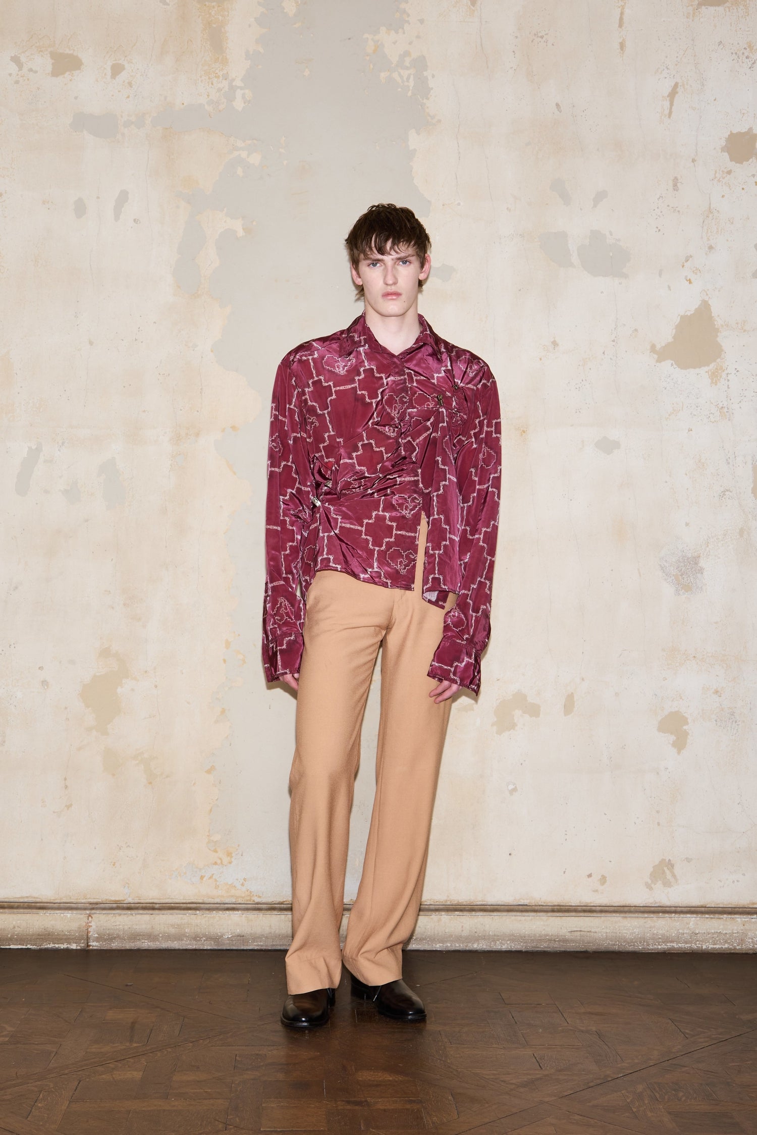 SARAVIA SHIRT PRINT RED