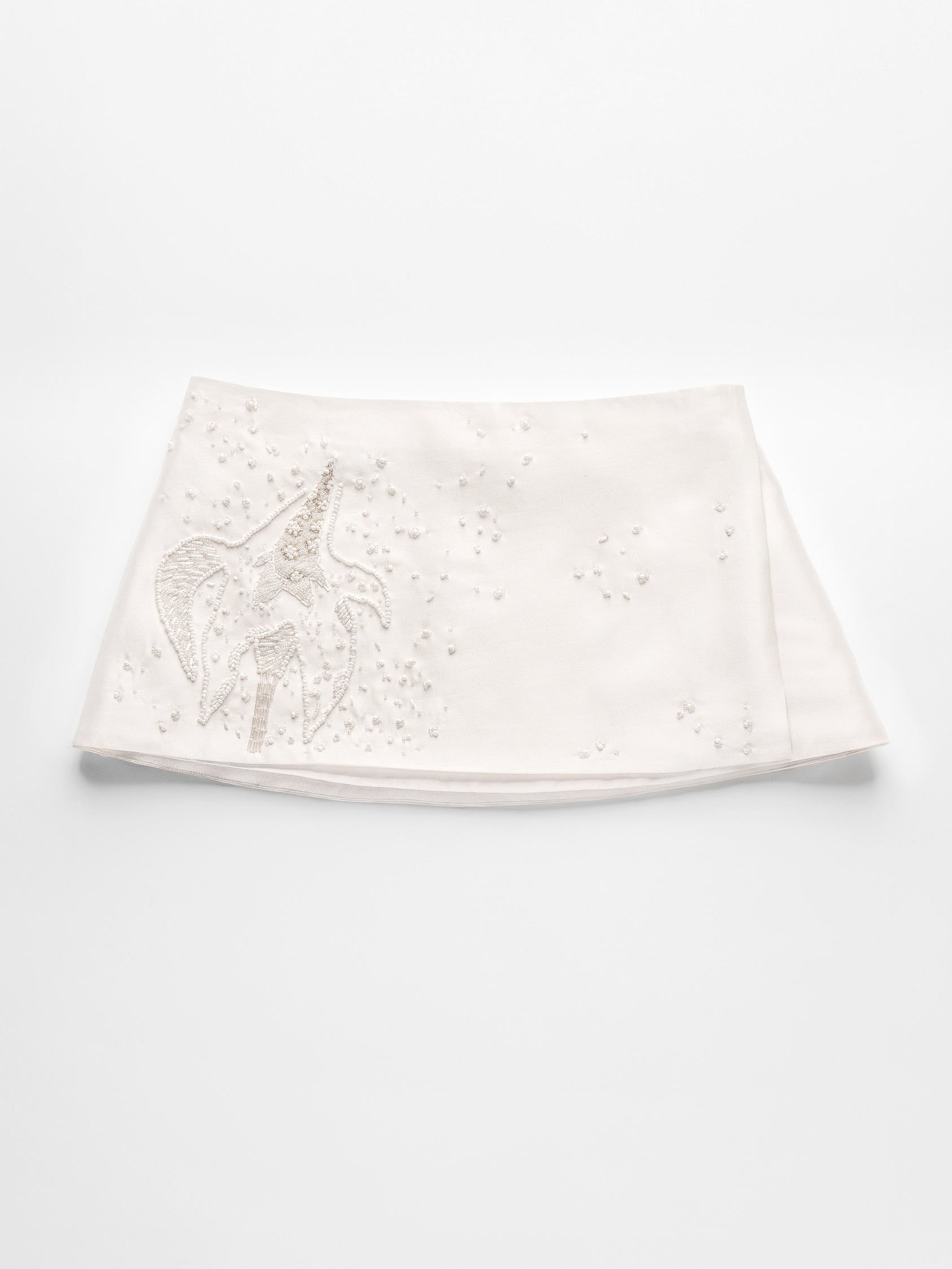 Full Bloom Layering Skirt in White