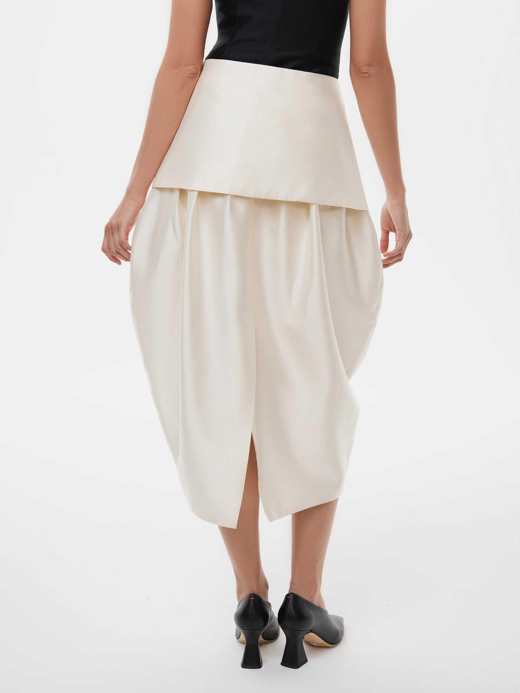 Tulip Skirt in Starlight White