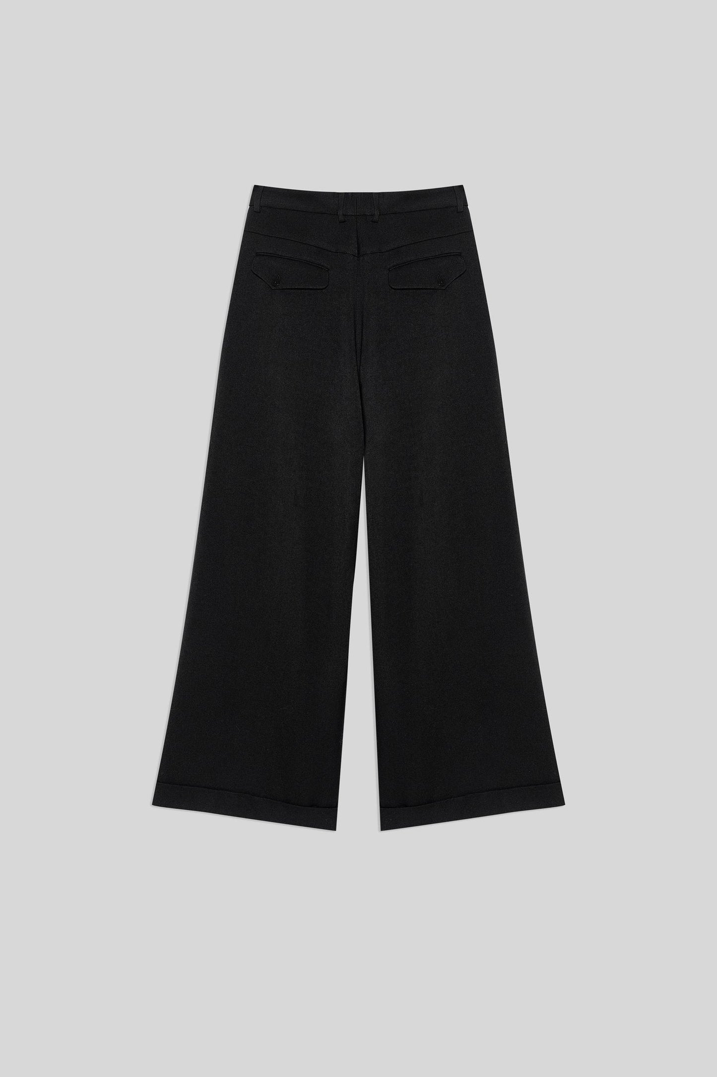 Black Wide Trousers