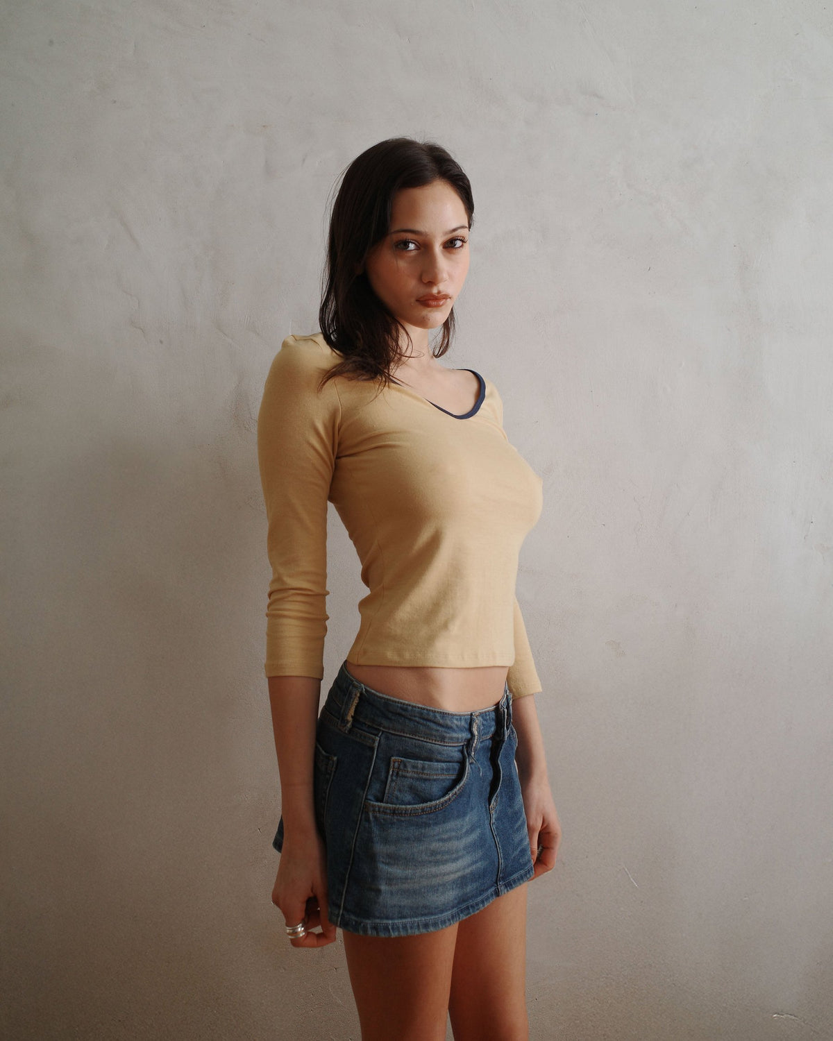 DAISY top - yellow