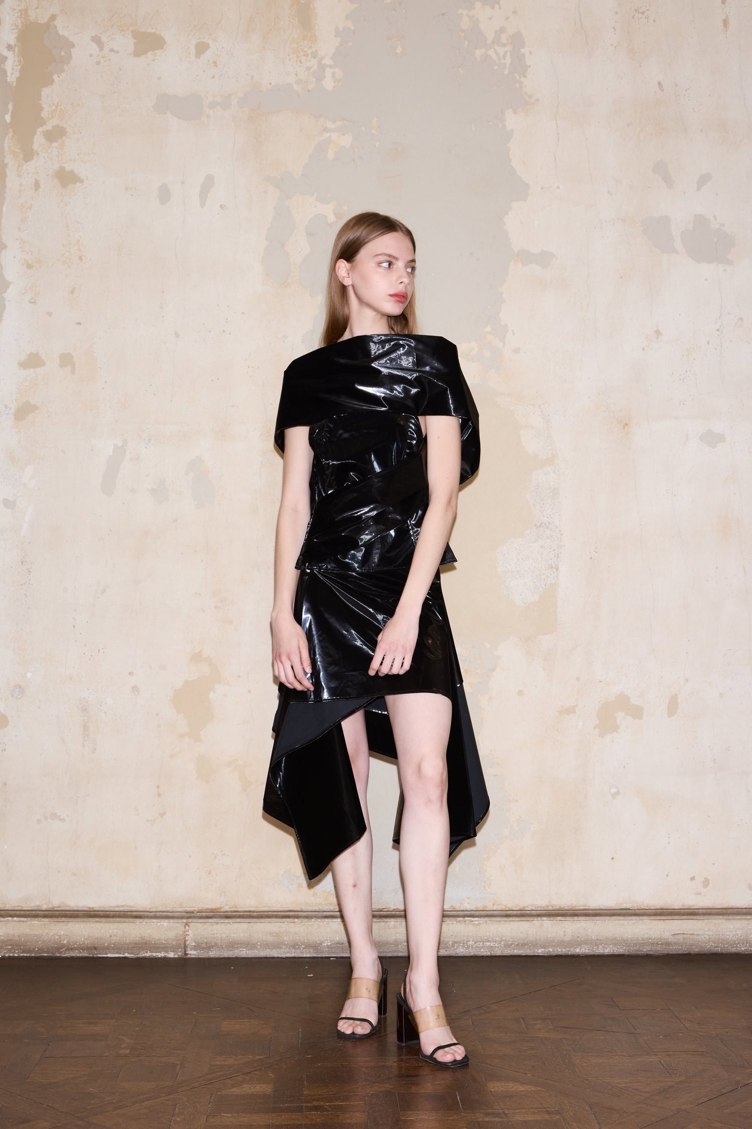 BUENOS AIRES BLOUSE BLACK SATIN