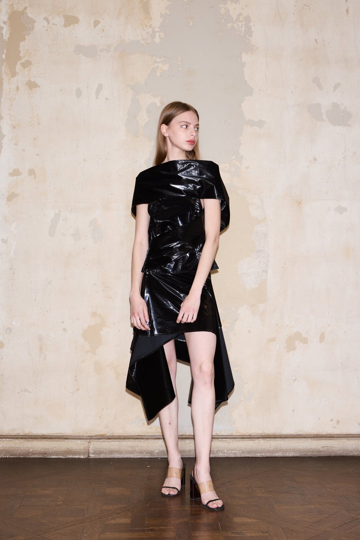 BUENOS AIRES BLOUSE BLACK SATIN