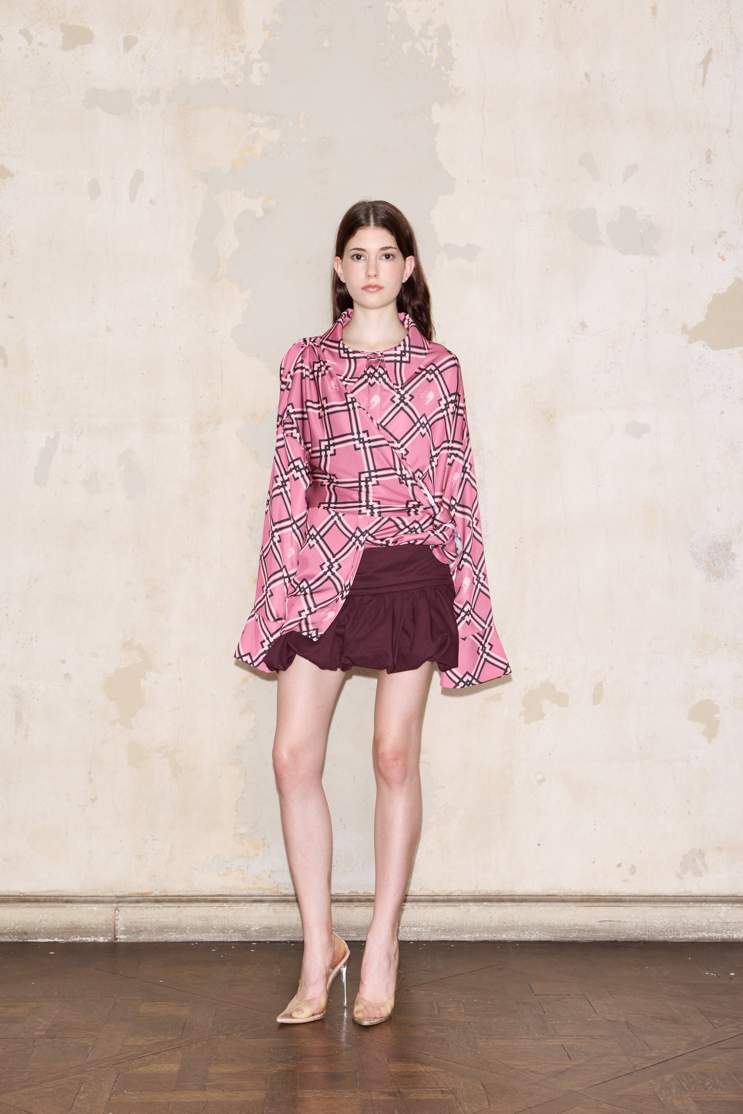BENCICH BLOUSE PRINT PINK
