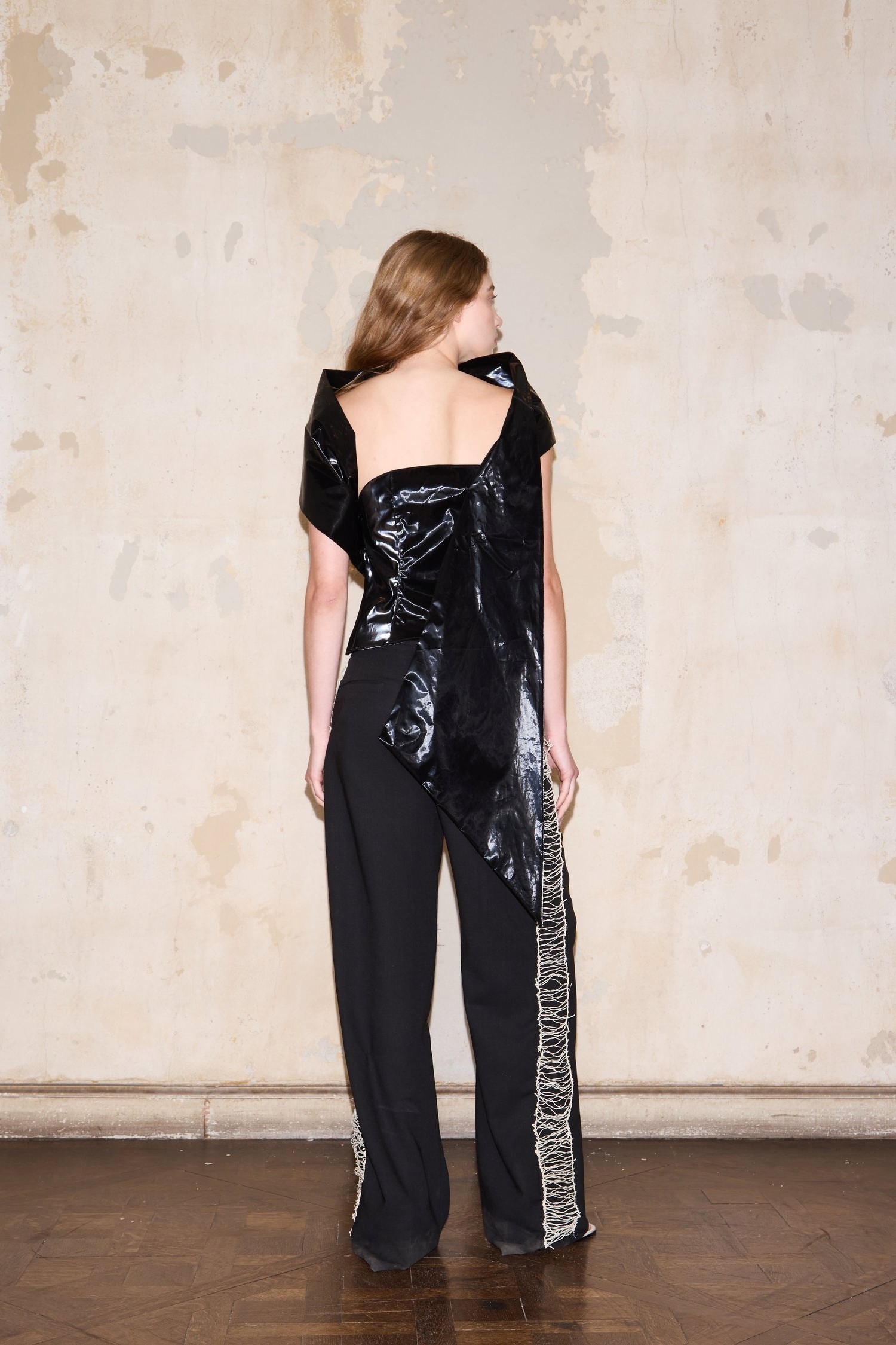 BUENOS AIRES BLOUSE BLACK SATIN