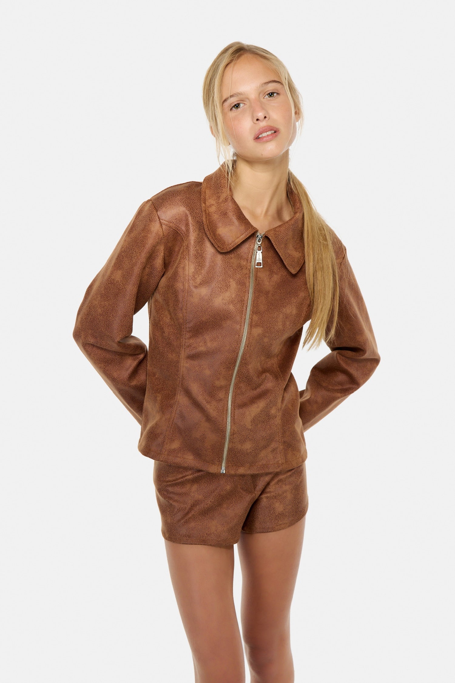 Canela suede set
