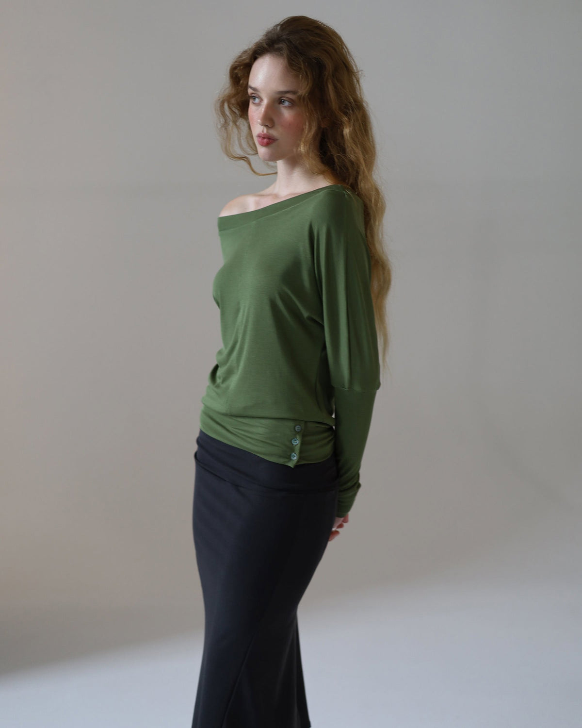 AURA top - matcha
