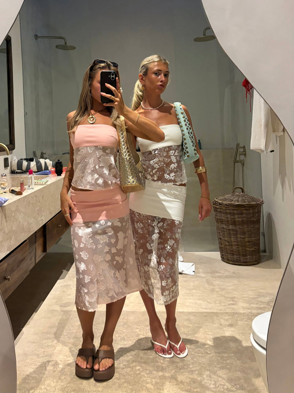MARBELLA BLANCHE TOP + SCARF