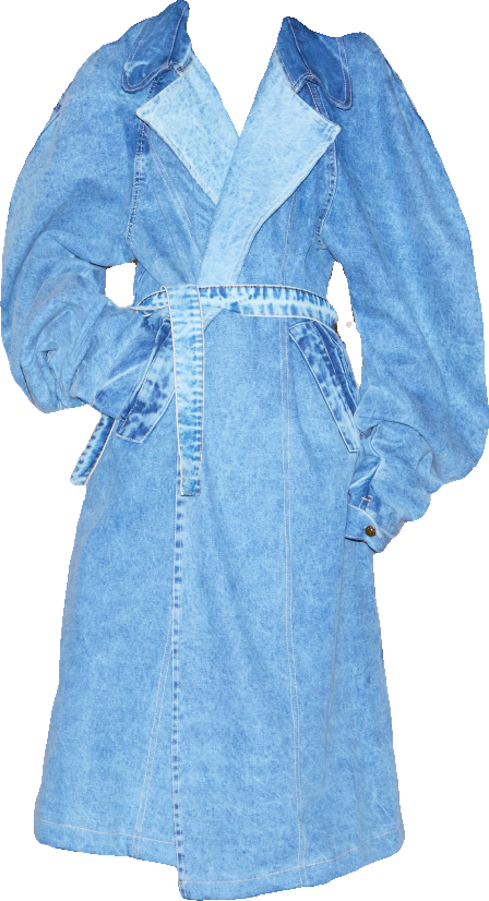 TRENCH TEMPLE DENIM