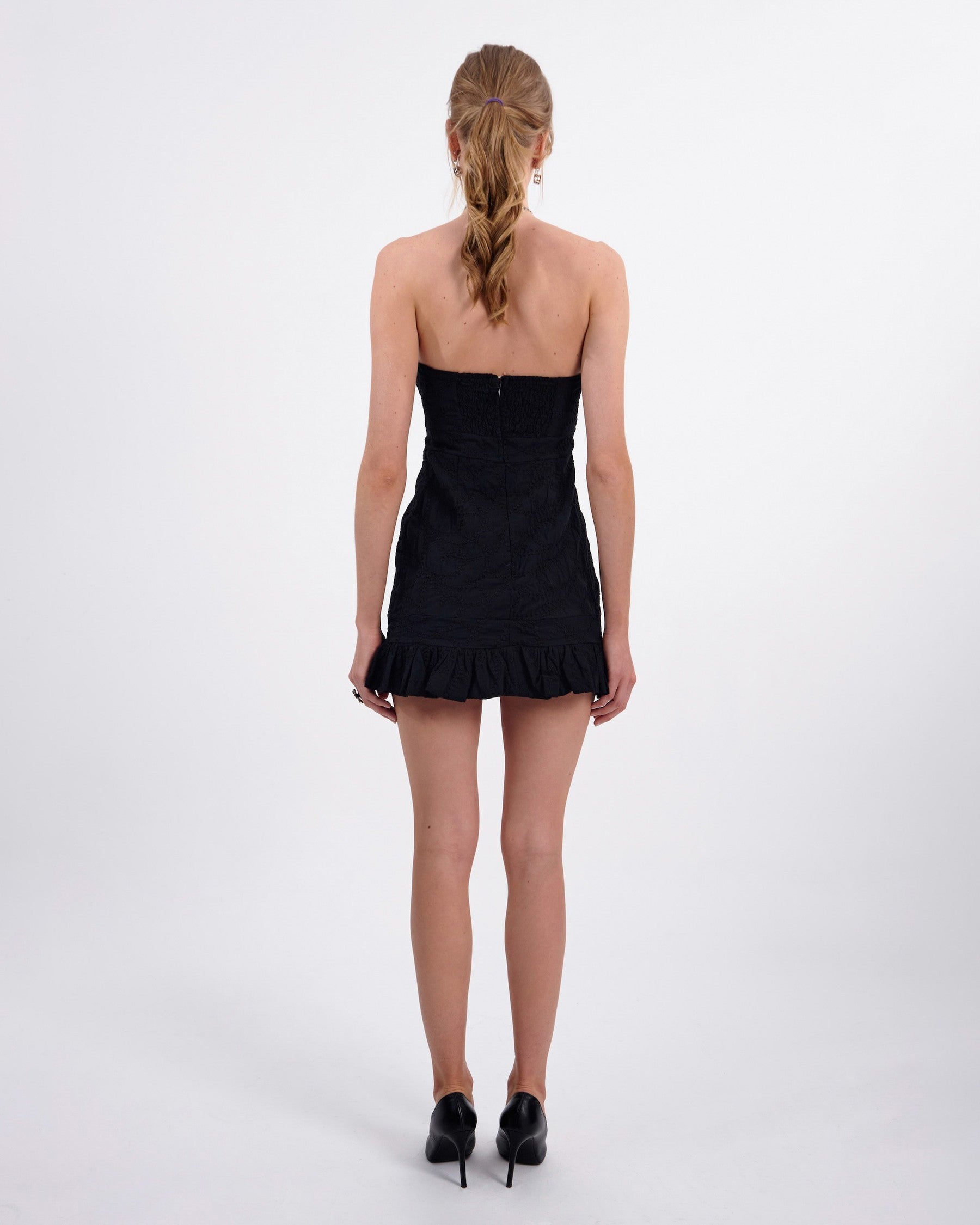 Angelic Noir Mini Dress