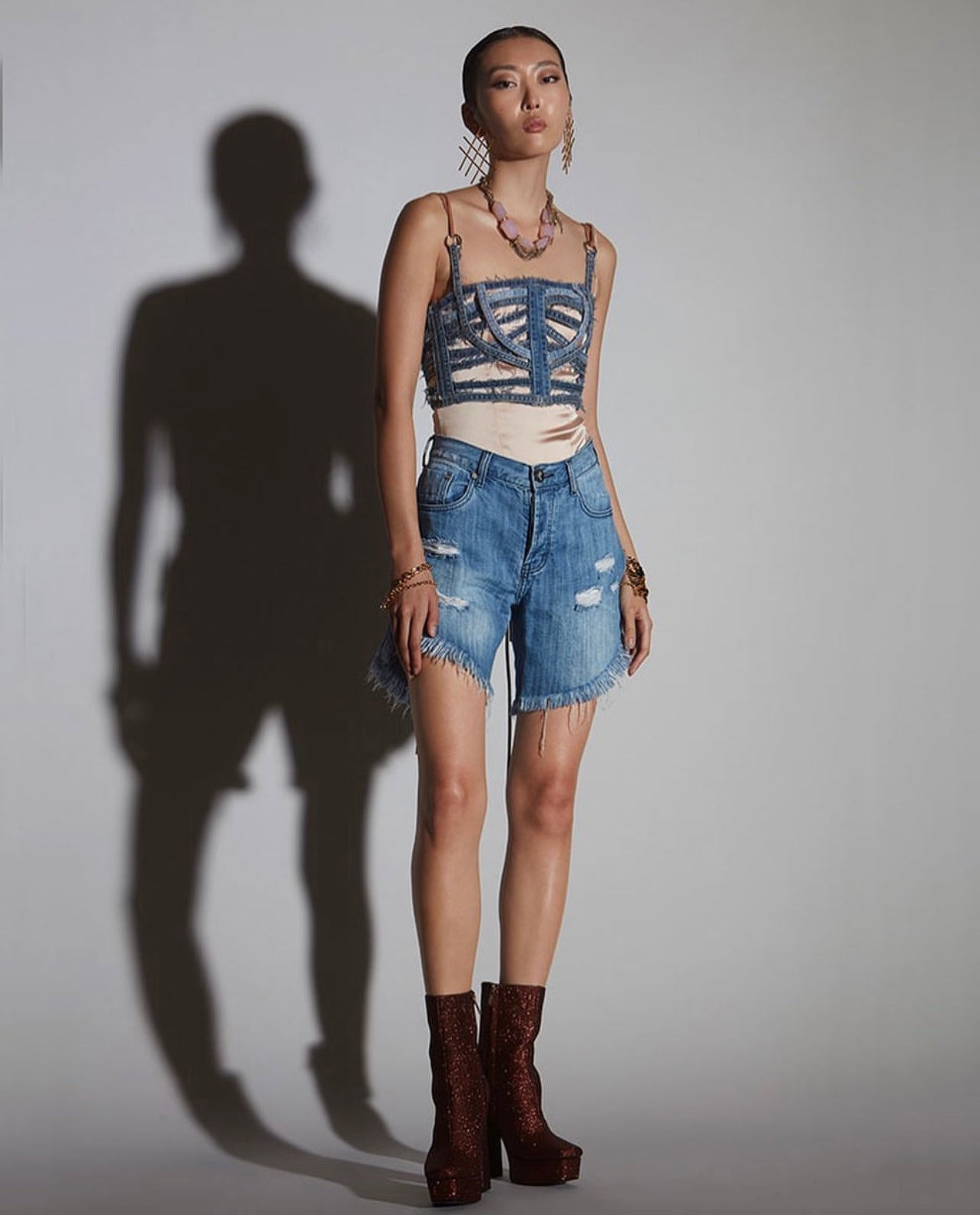 RECYCLED DNM ROYAL CORSET