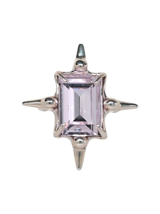 Light Pink Astroid Ring S925