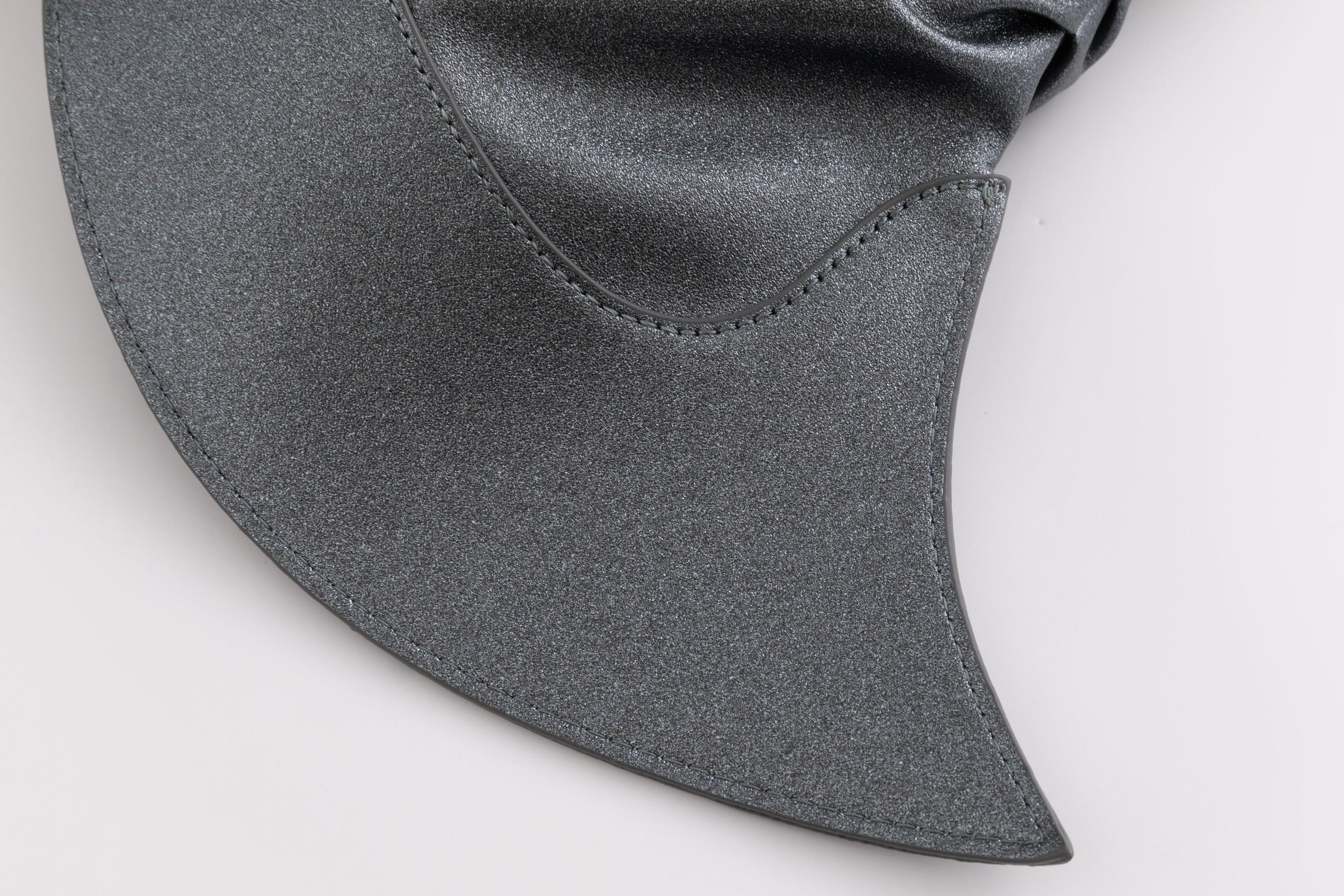 The Croissant Bag Dark Silver